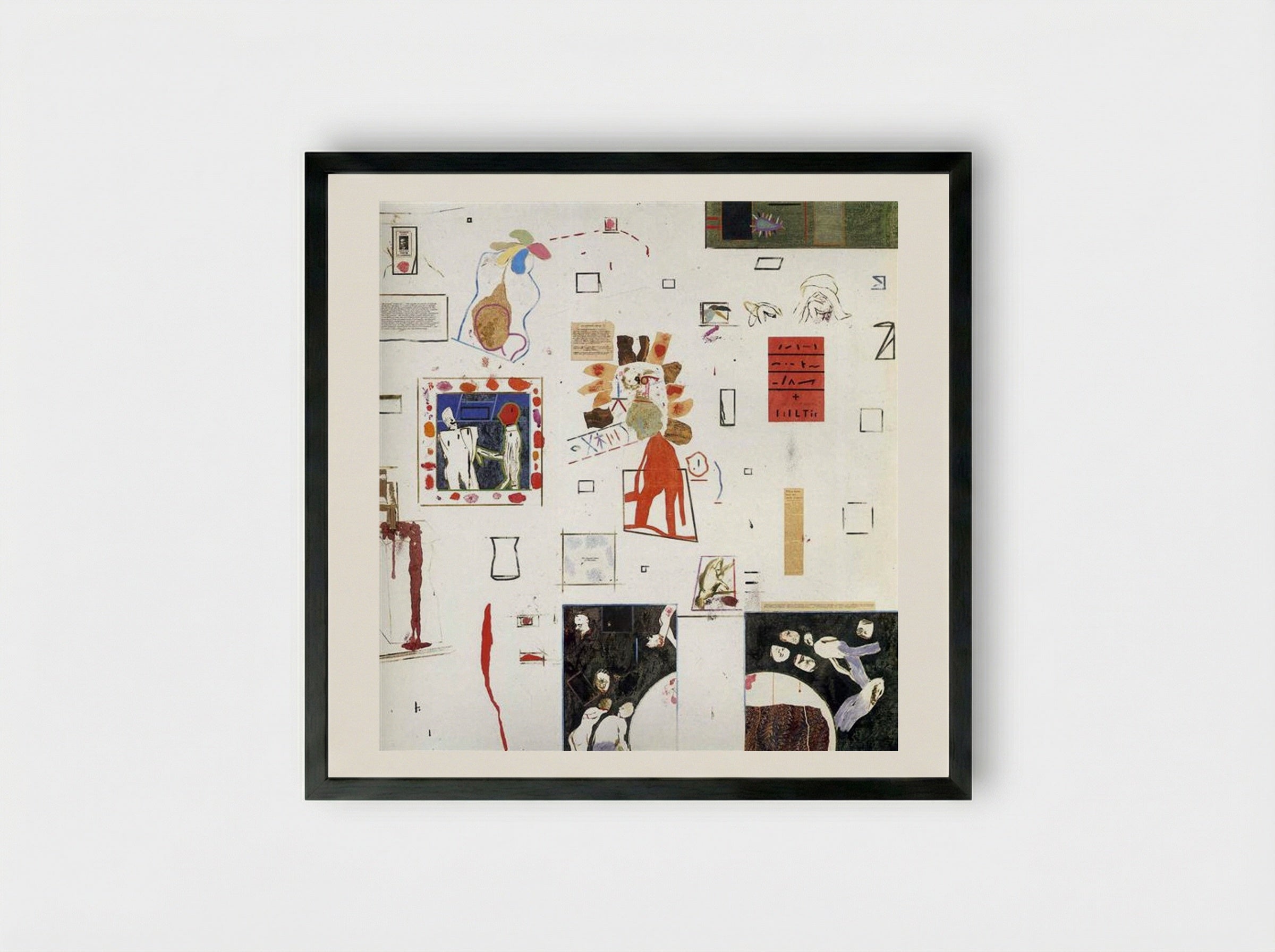 Artists for Peace - R. B. Kitaj - Framed Print Black