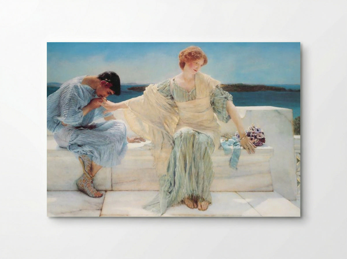 Ask Me No More - Sir Lawrence Alma-Tadema - Poster