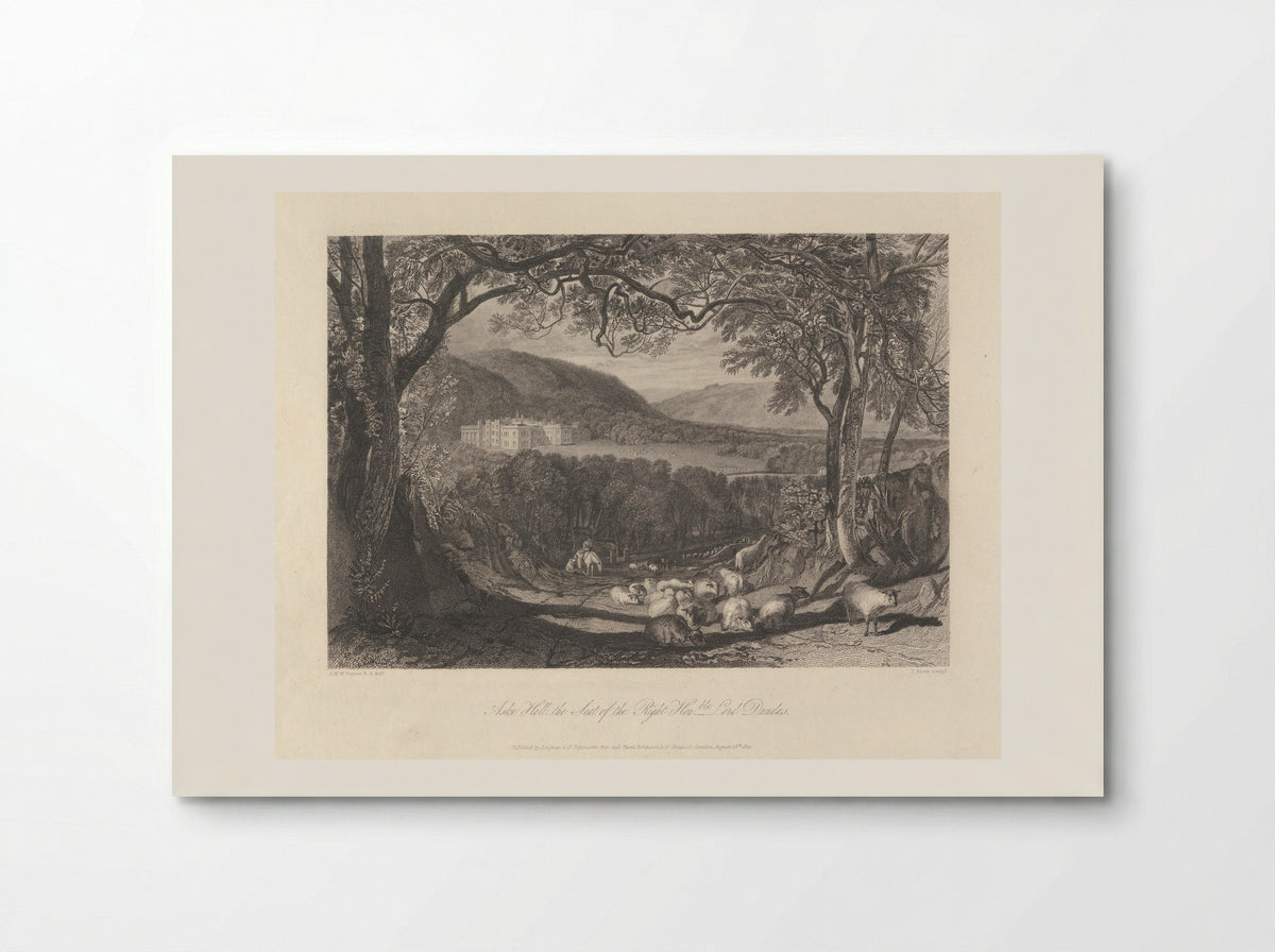 Aske Hall, the Seat of the Right Honourable Lord Dundas - John Scott - Poster