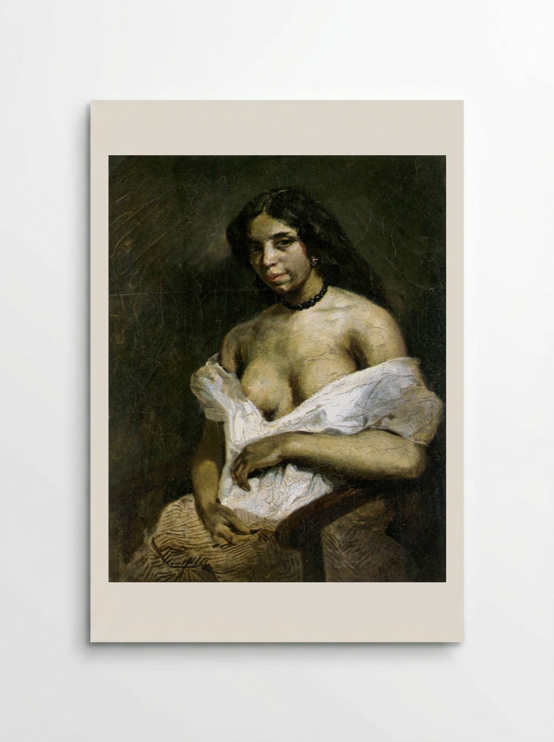 Aspasia - Eugène Delacroix - Poster