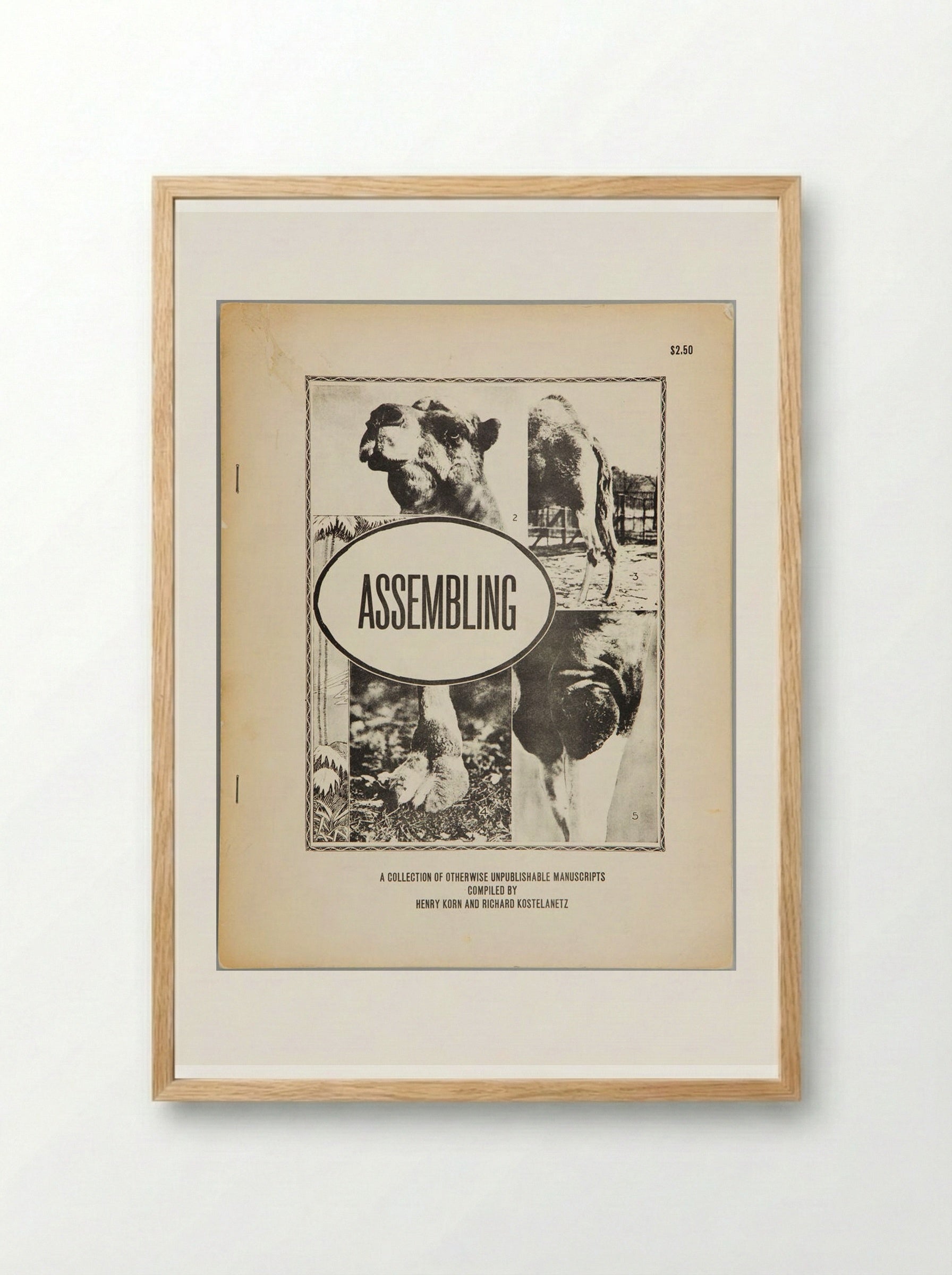 Assembling (Cover Design) - Edward Ruscha - Framed Print Wood