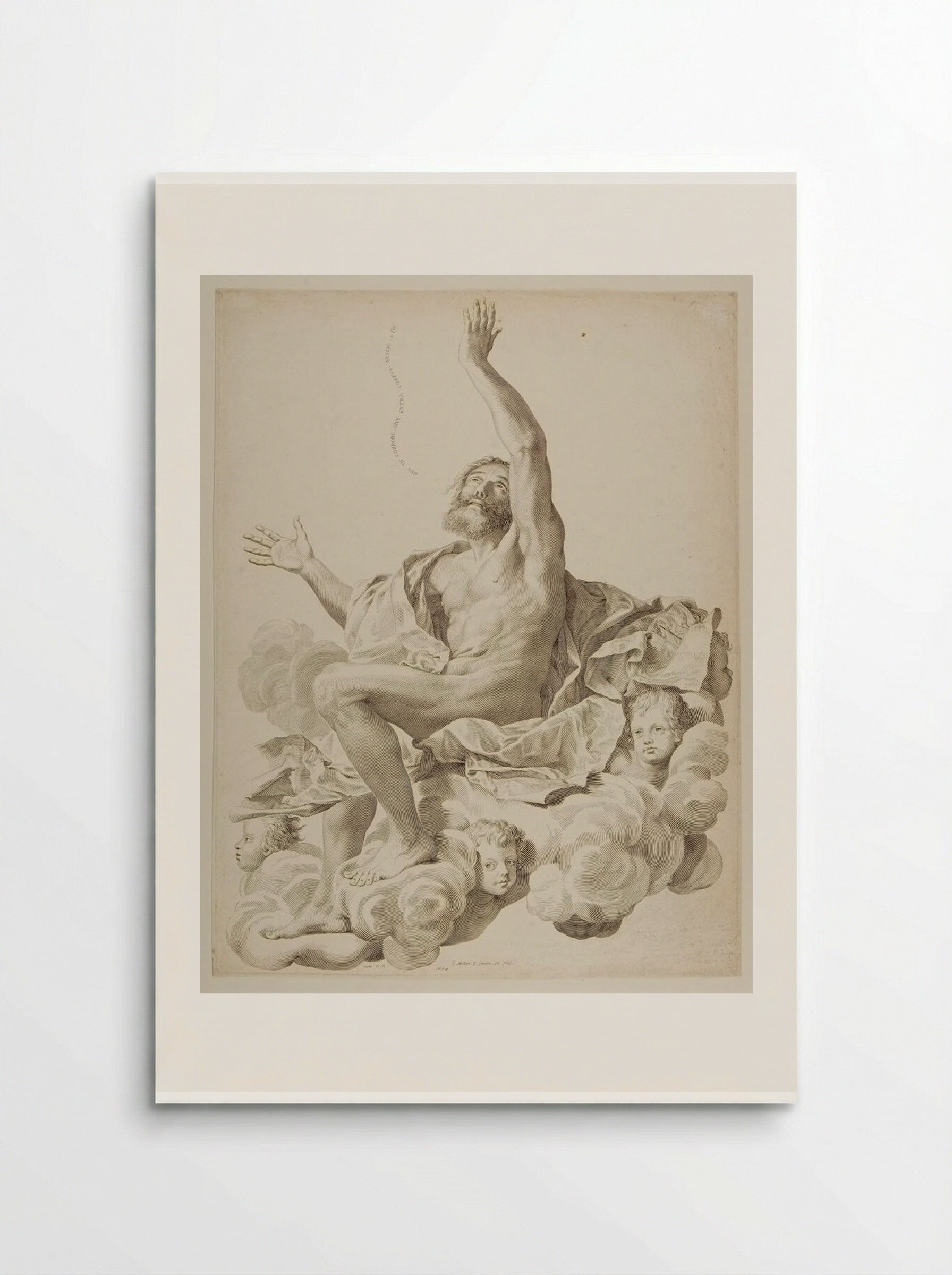 Assumption of Saint Paul - Claude Mellan - Poster