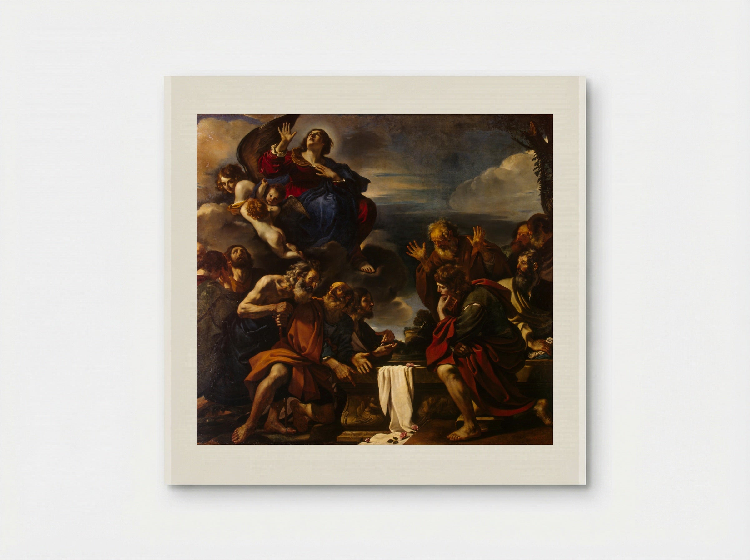 Assumption of the Virgin - Guercino - Poster