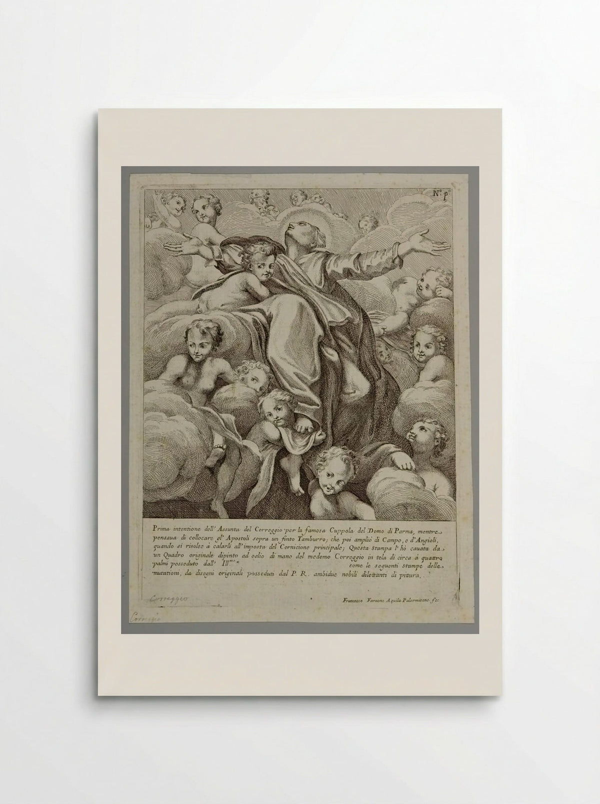 Assumption of the Virgin - Francesco Faraone Aquila - Poster