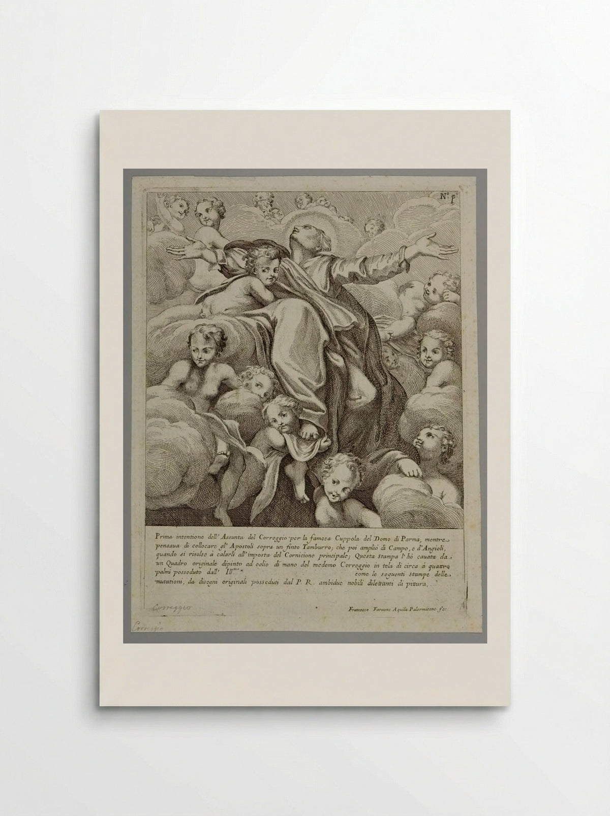 Assumption of the Virgin - Francesco Faraone Aquila - Poster
