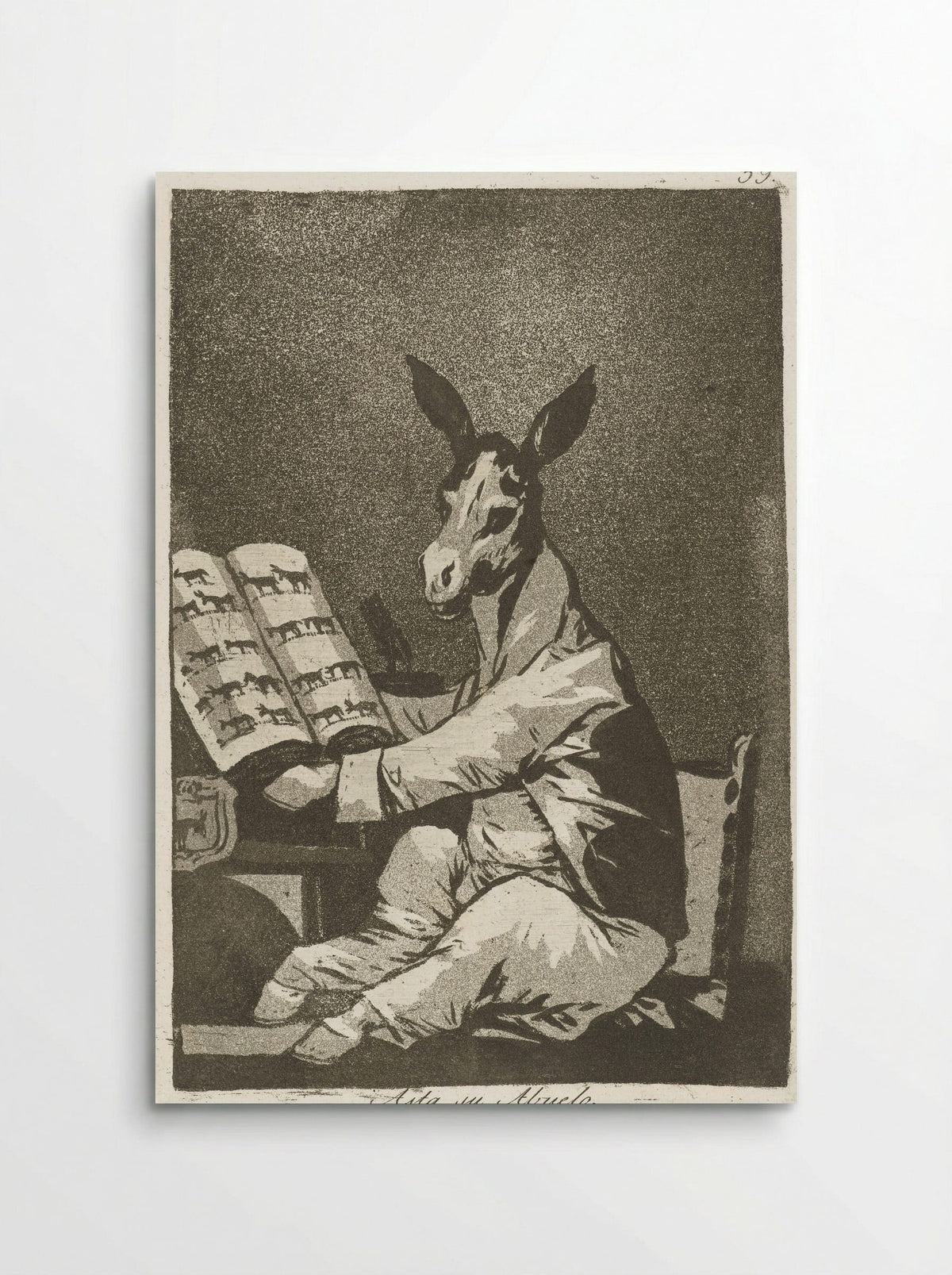 Asta su Abuelo - Francisco de Goya - Poster