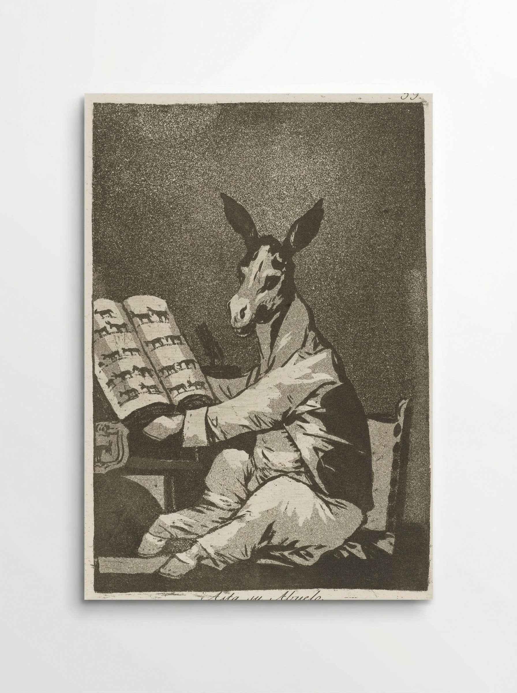 Asta su Abuelo - Francisco de Goya - Poster