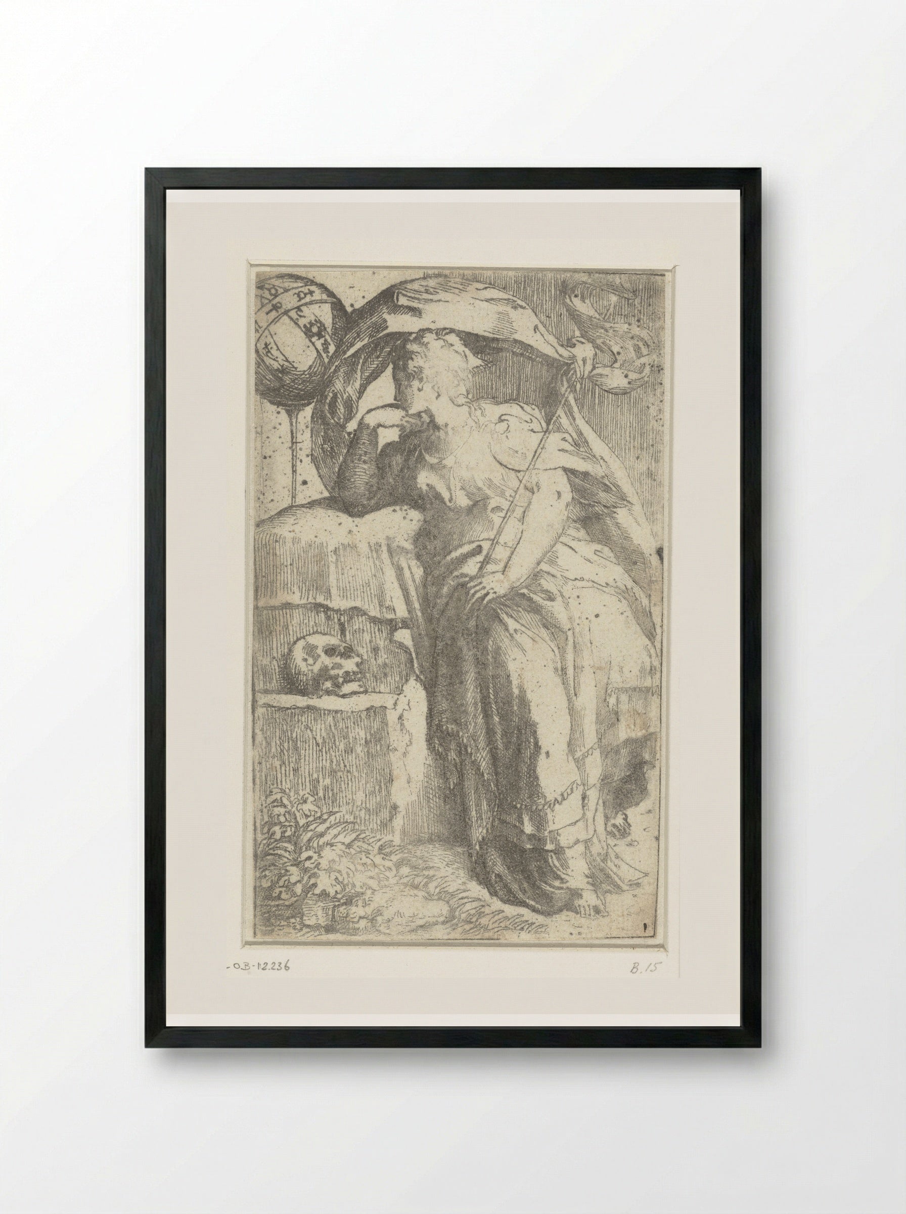 Astrology - Parmigianino - Framed Print Black