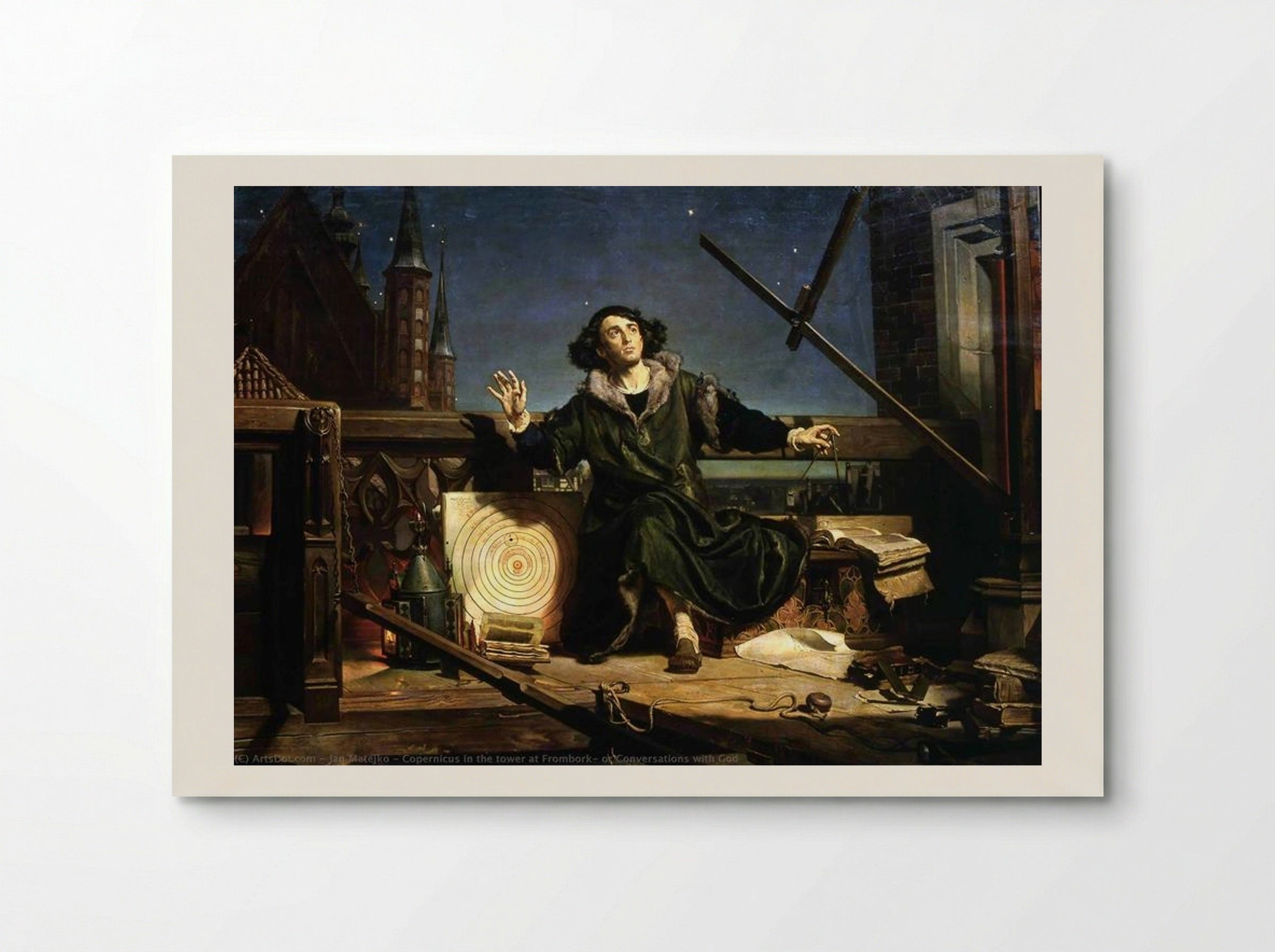 Astronomer Copernicus: Conversations with God - Jan Matejko - Poster