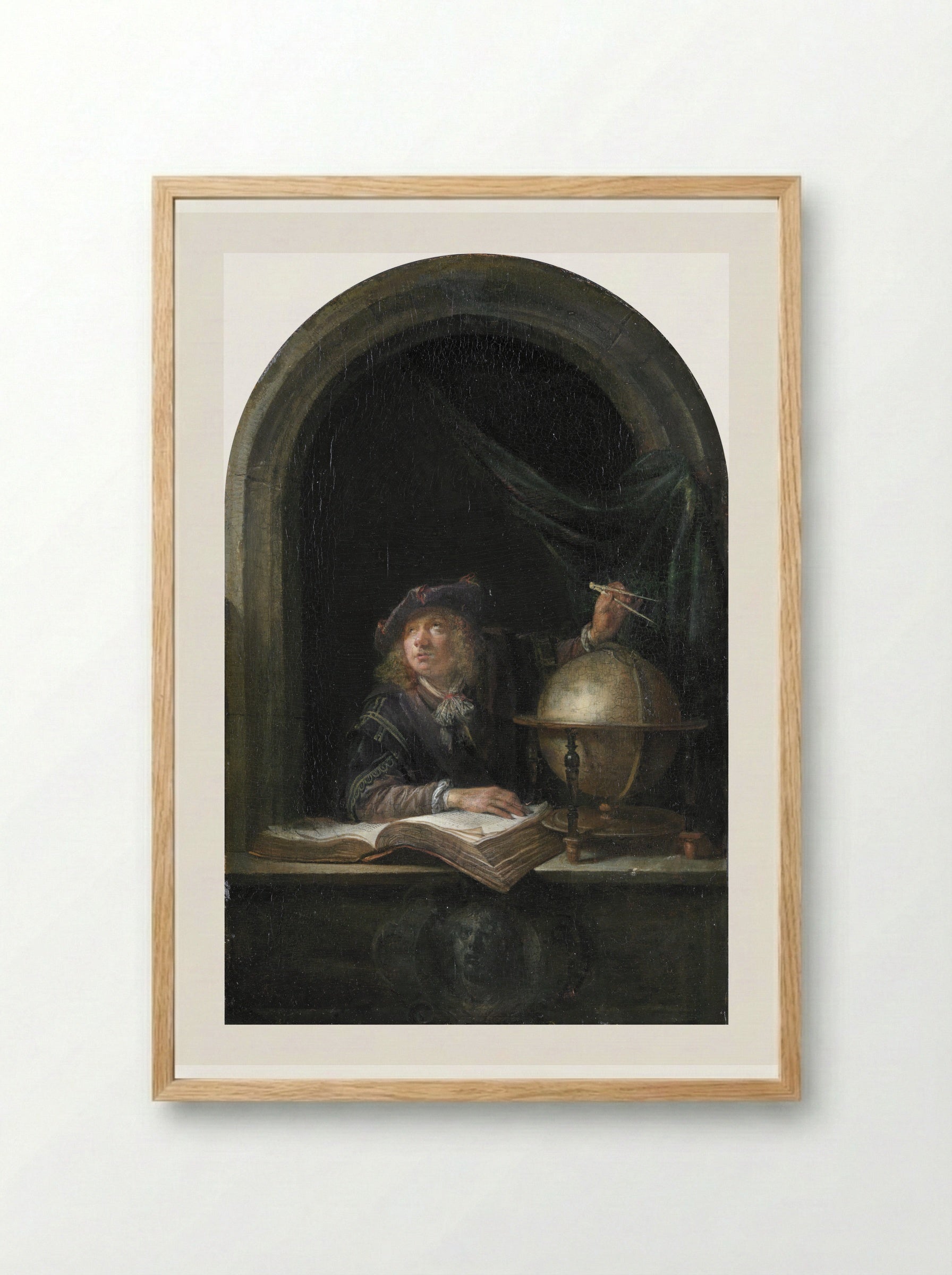 Astronomer - Gerrit Dou - Framed Print Wood