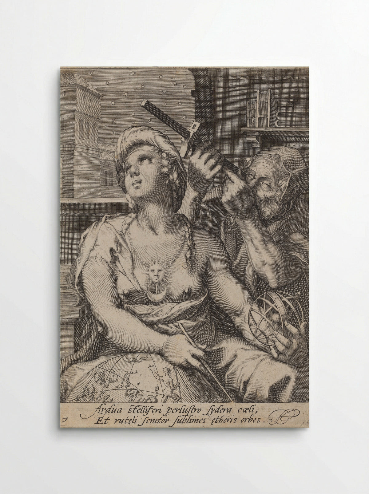 Astronomy - Cornelis Jacobsz. Drebbel - Poster