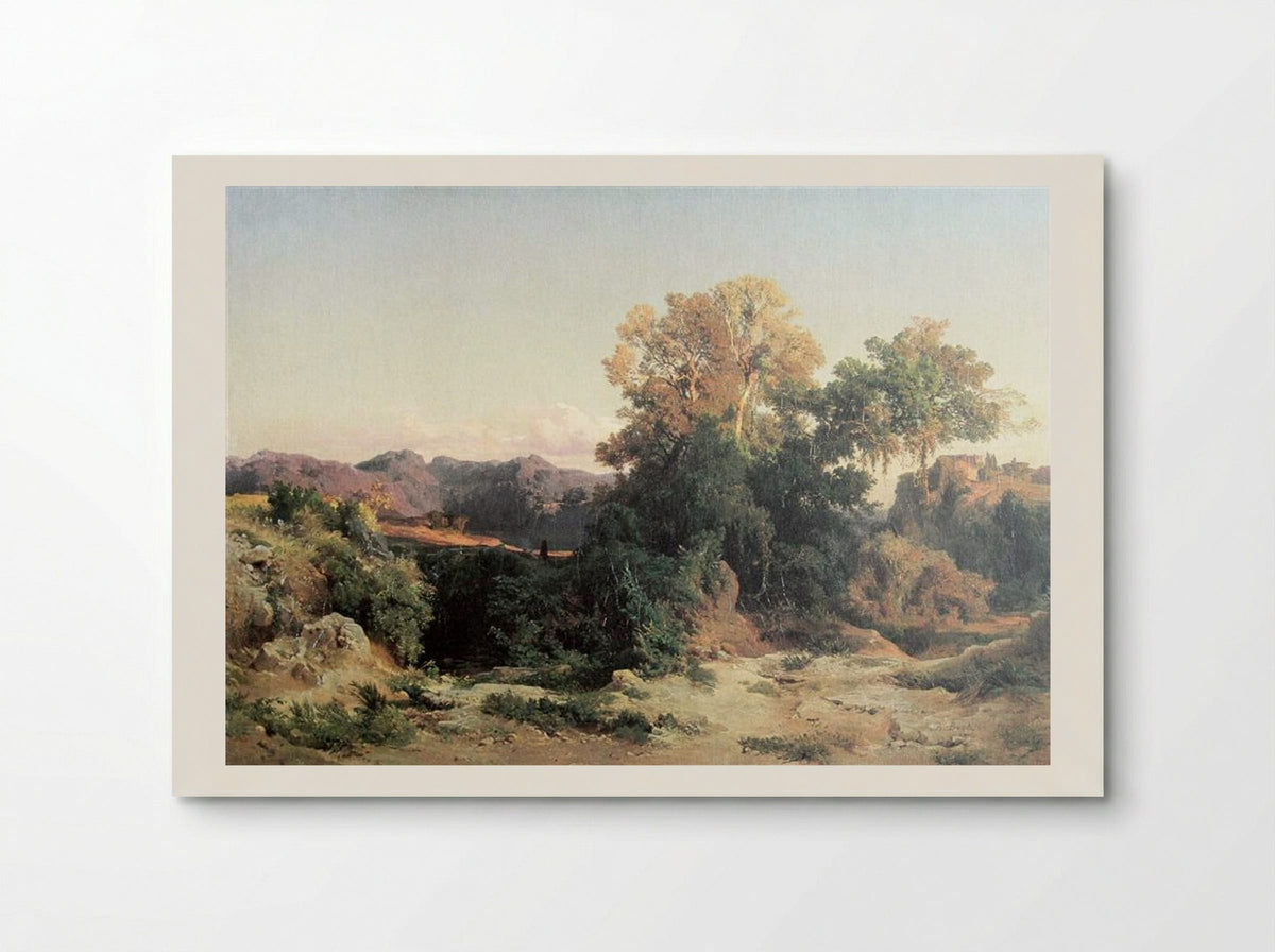 At Alban Hills - Arnold Böcklin - Poster