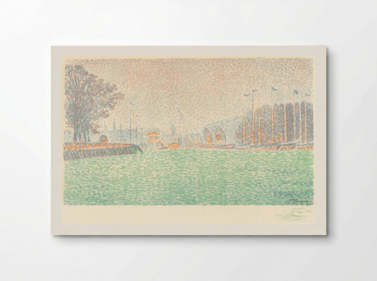 At Flushing (A Flessingue) - Paul Signac - Poster