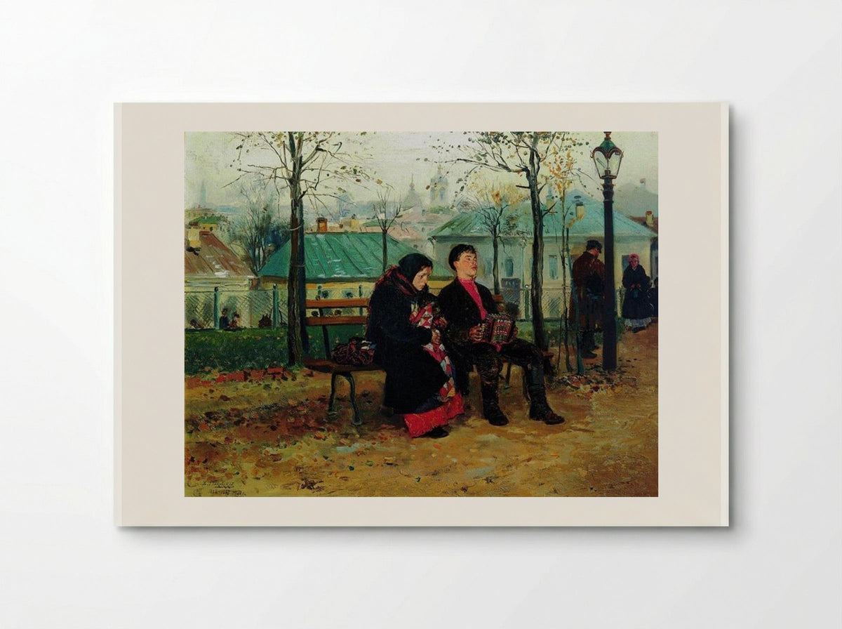 At the Boulevard - Vladimir Makovsky - Poster
