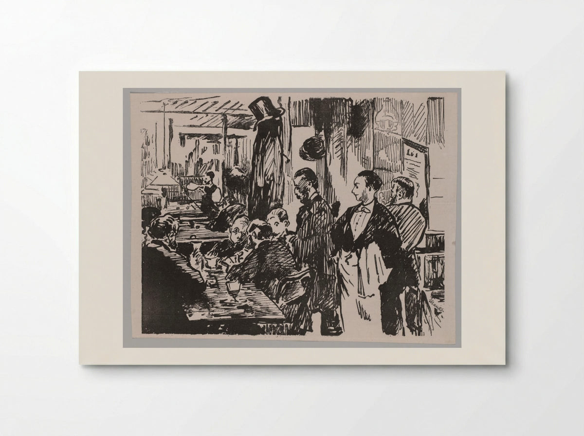At the Café - Édouard Manet - Poster