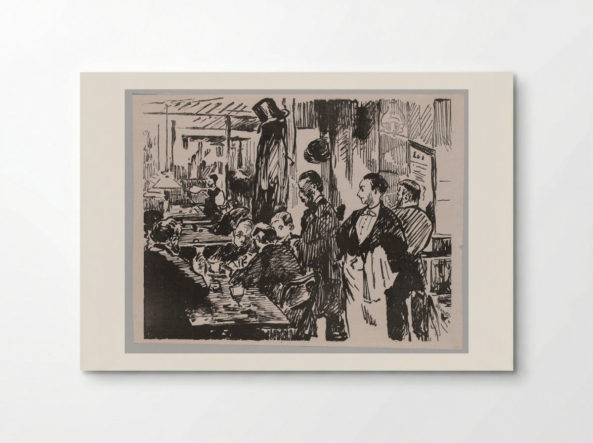 At the Café - Édouard Manet - Poster