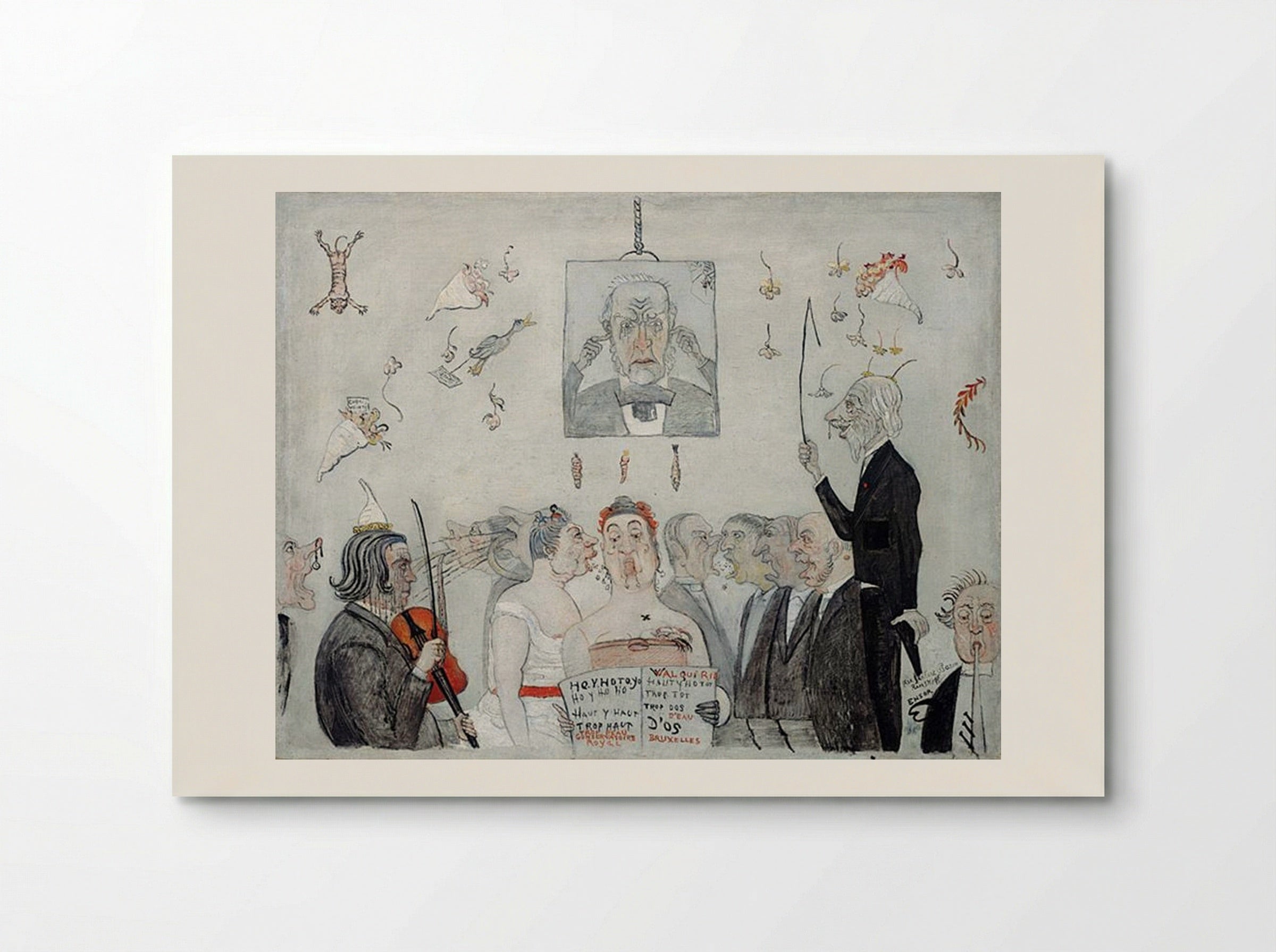 At the Conservatory - James Ensor - Poster