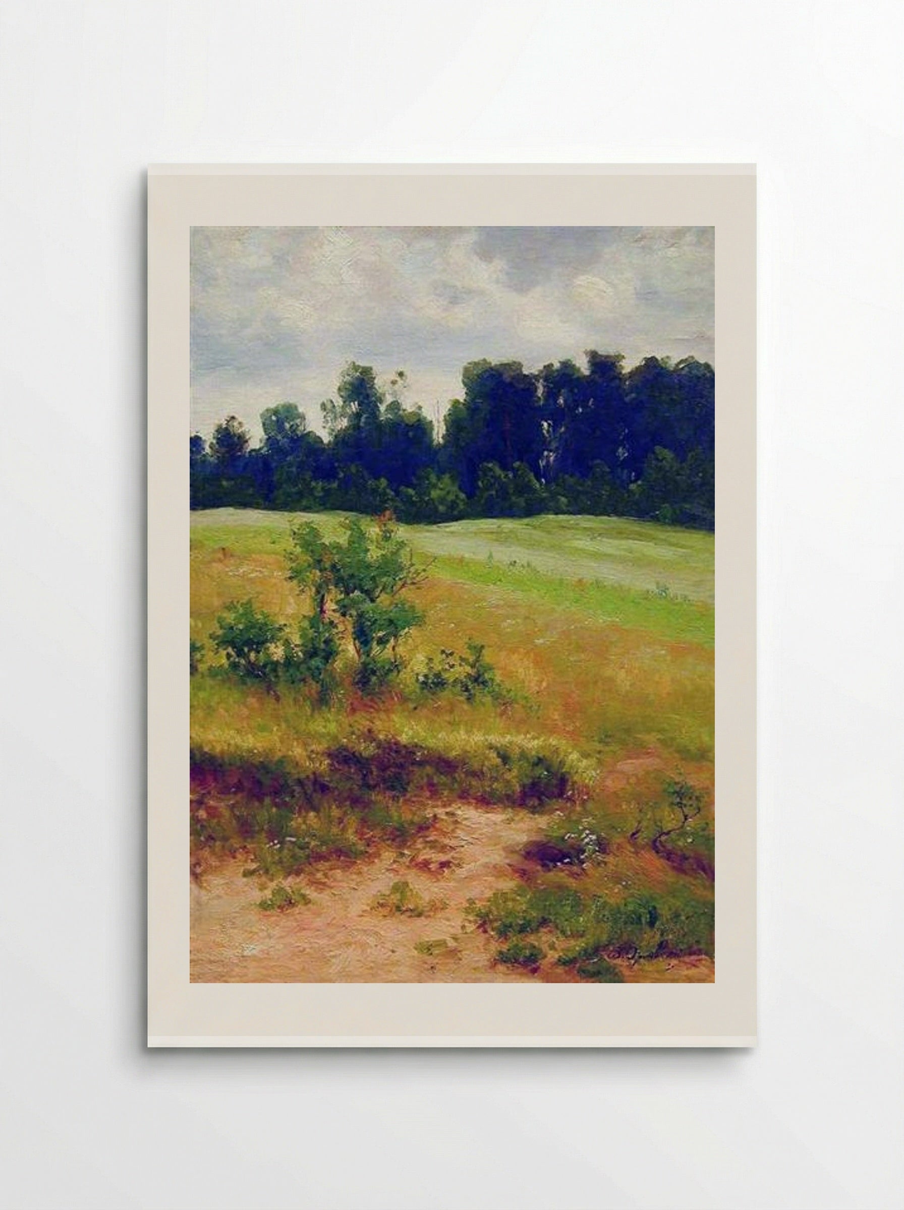 At the Field - Volodymyr Orlovsky - Poster