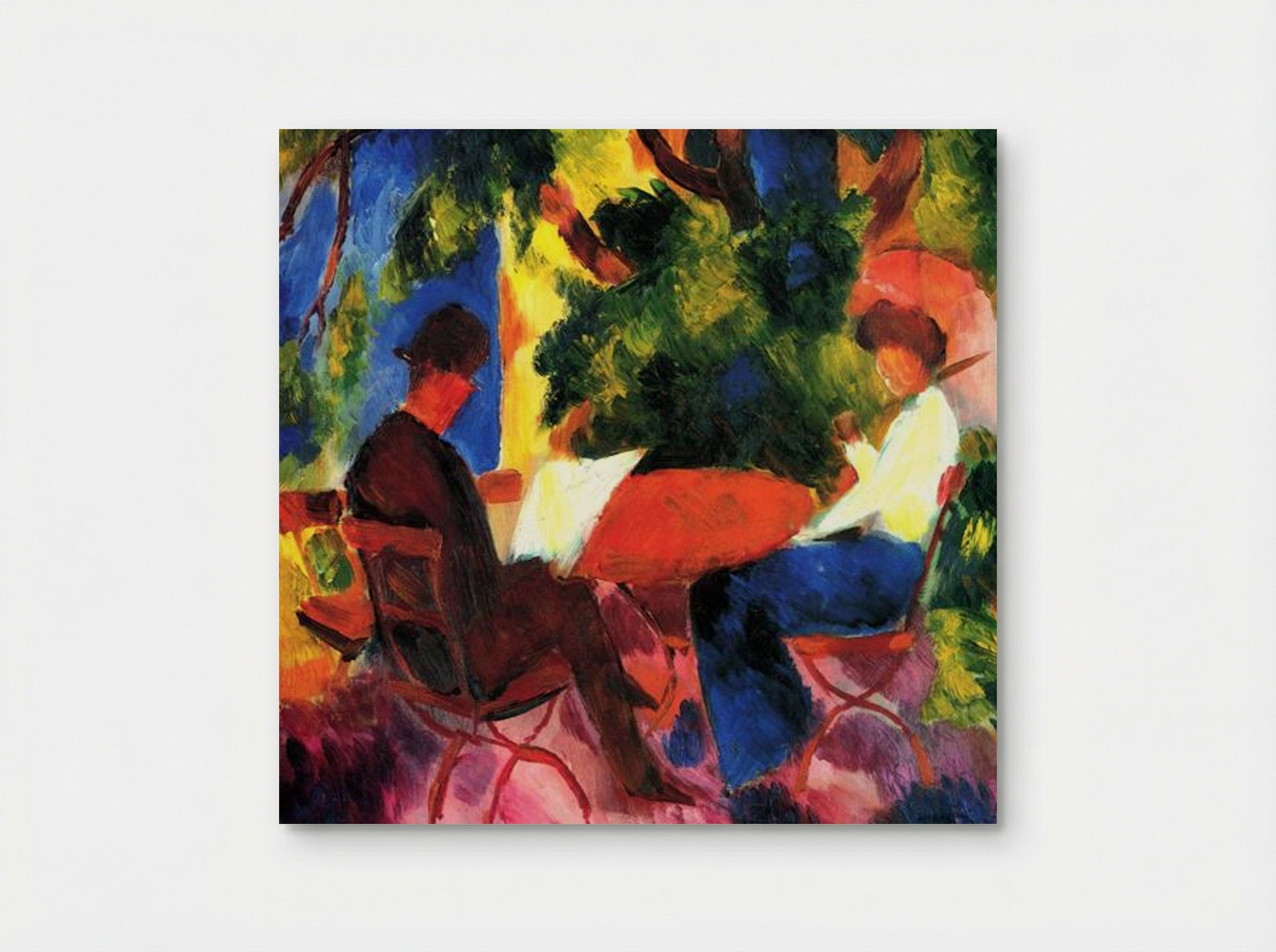 At the Garden Table - August Macke - Poster