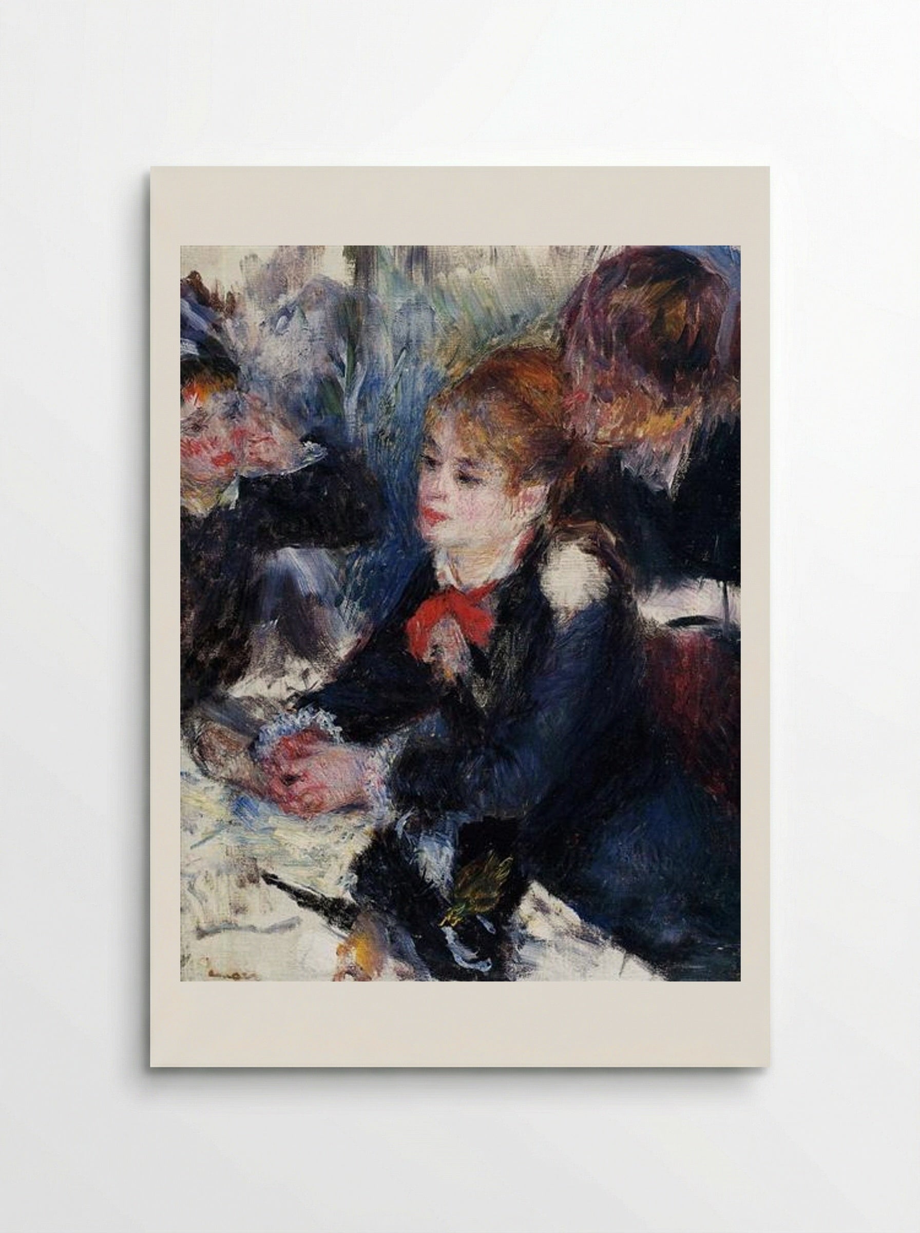 At the Milliner's - Pierre-Auguste Renoir - Poster