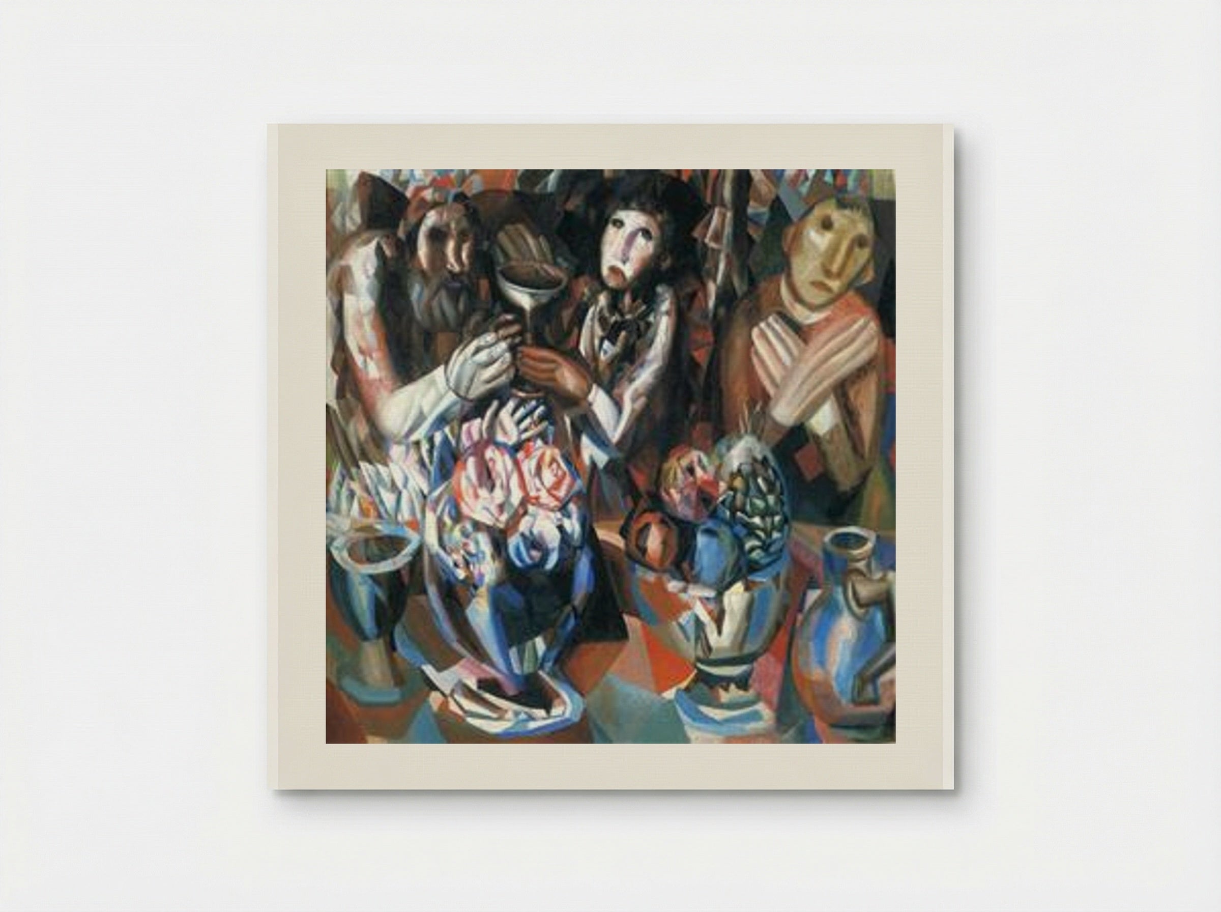 At the Table - Pavel Filonov - Poster
