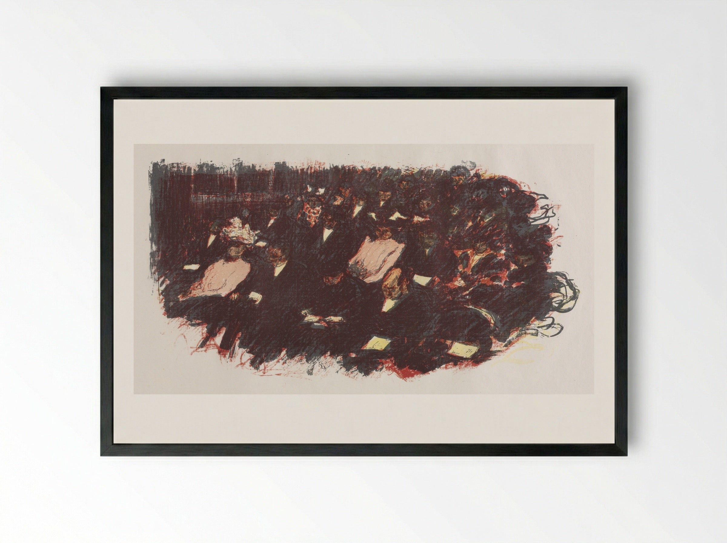 At the Theatre - Pierre Bonnard - Framed Print Black