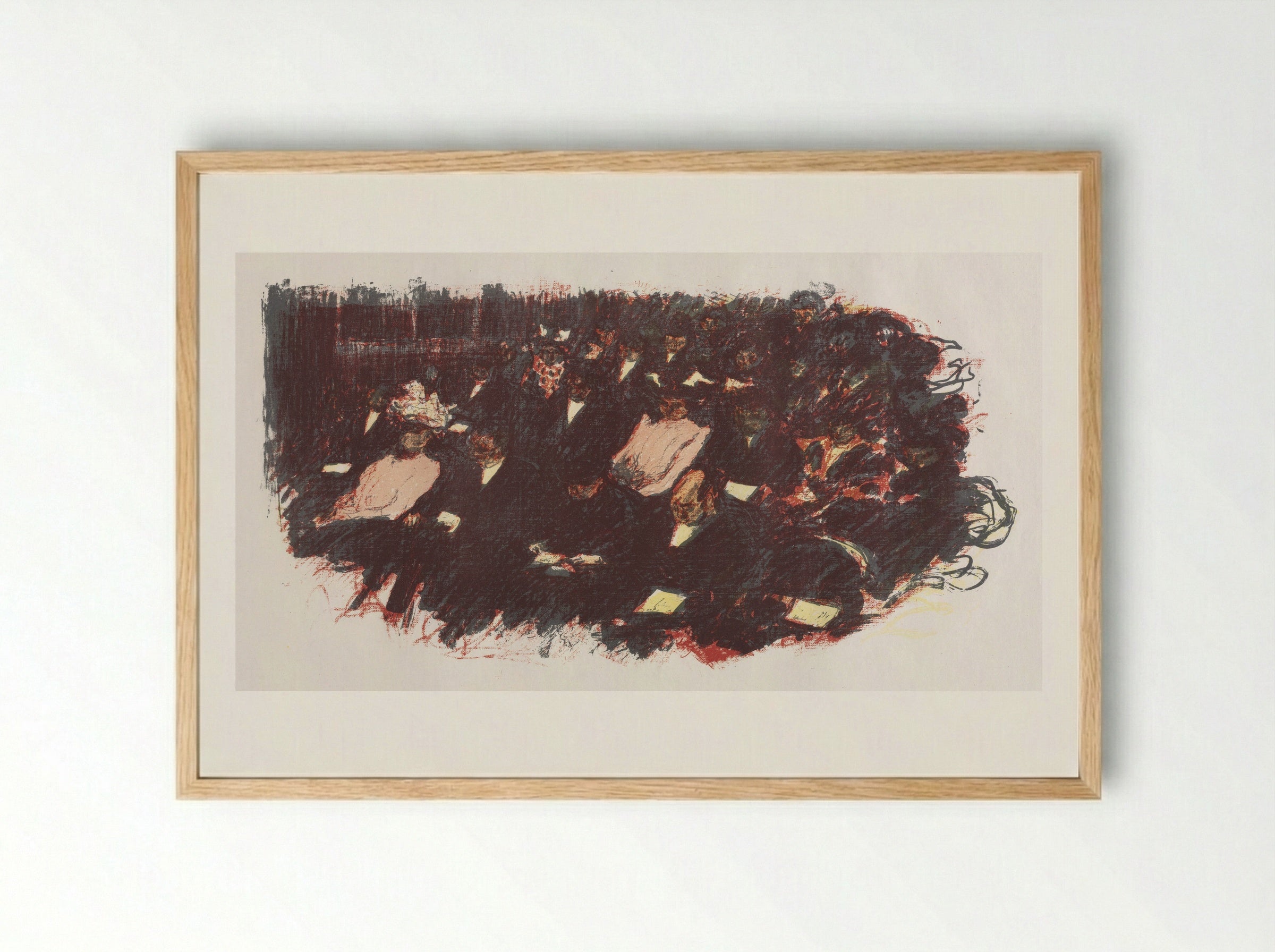 At the Theatre - Pierre Bonnard - Framed Print Wood
