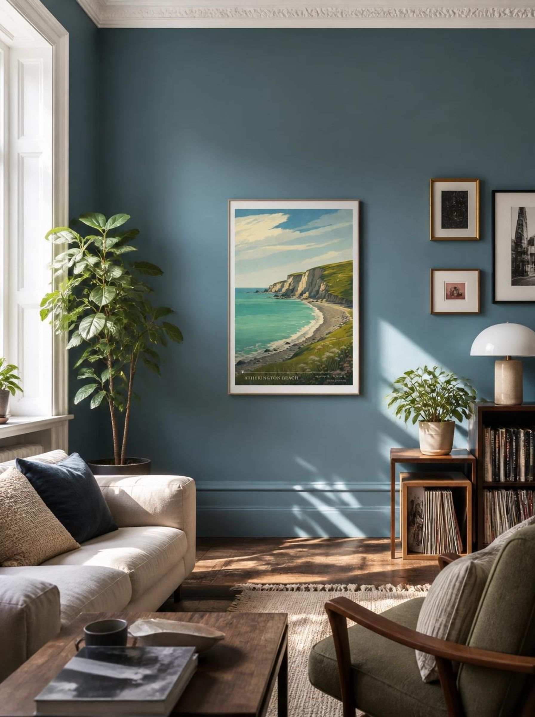 Atherington Beach United Kingdom Travel Poster - Lifestyle