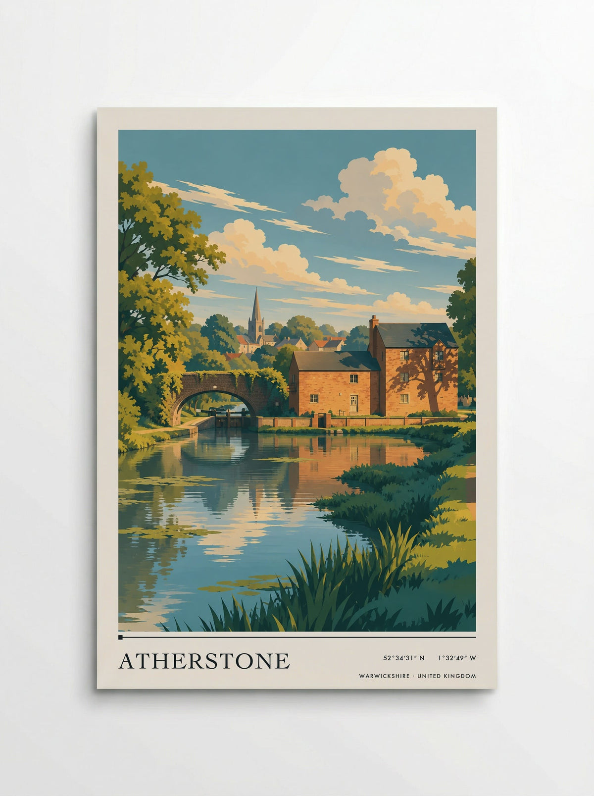 Atherstone, Warwickshire | Travel Poster - Poster