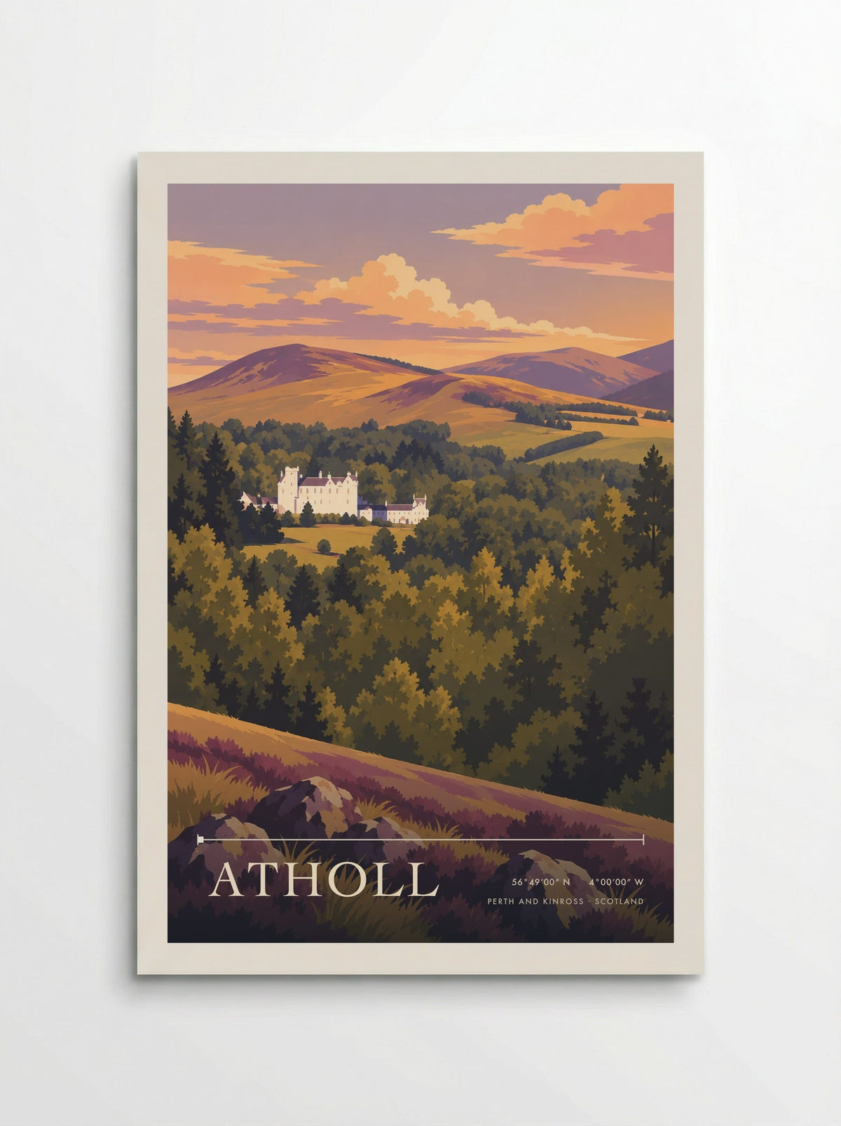 Atholl, Perth and Kinross | Travel Poster - Poster