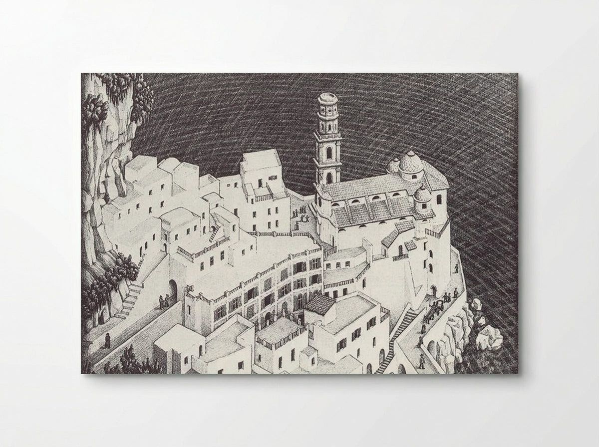 Atrani, Coast of Amalfi - M.C. Escher - Poster