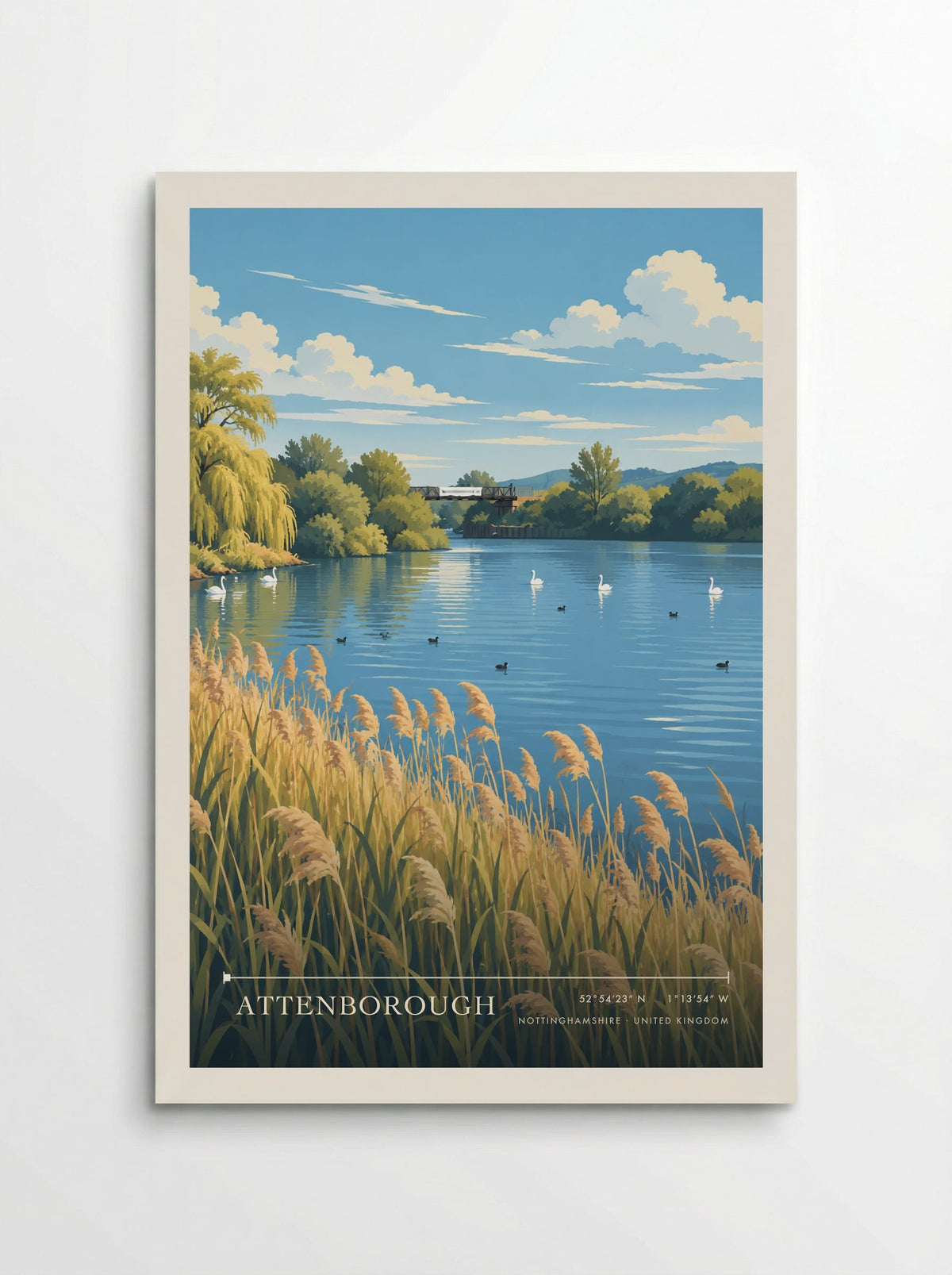 Attenborough, Nottinghamshire | Travel Poster - Poster