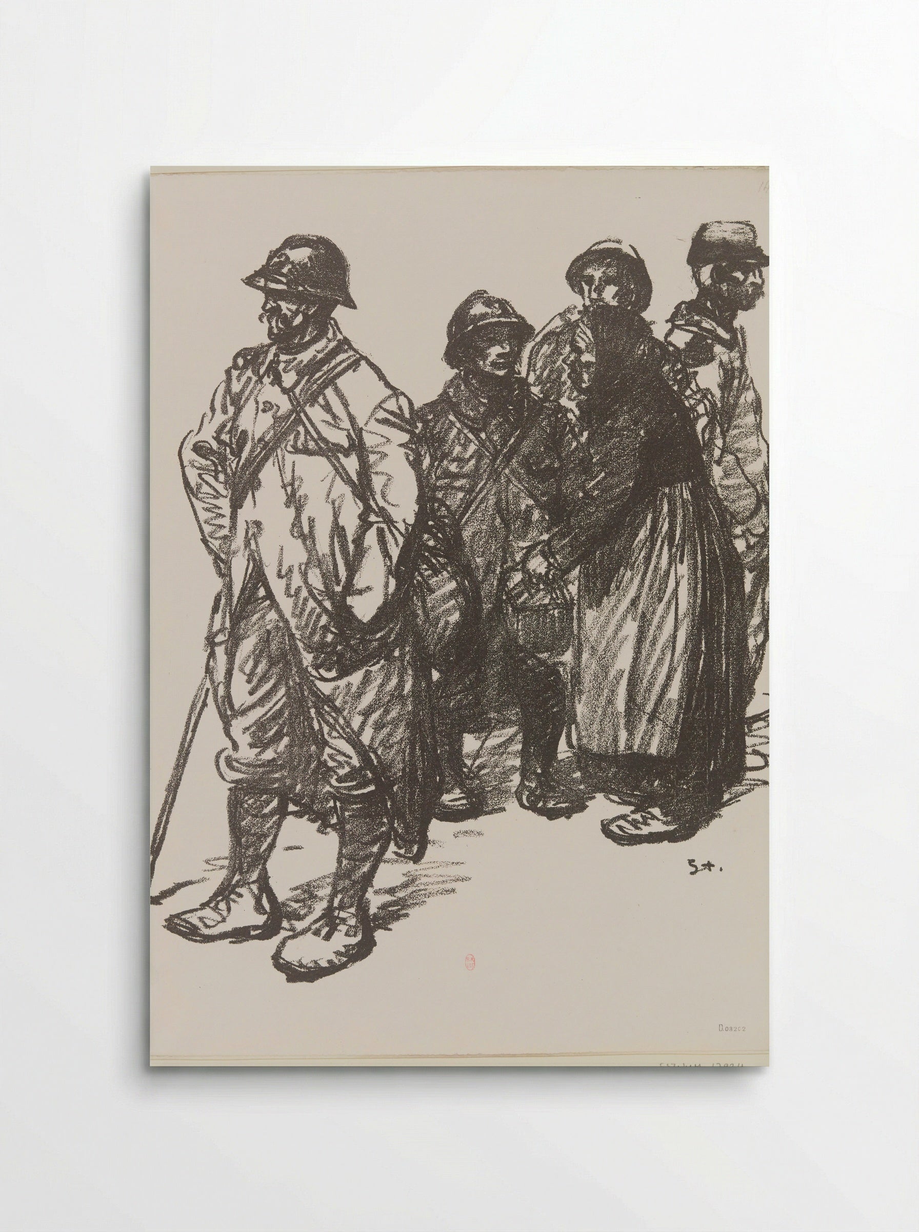 Au Cantonnement - Théophile Steinlen - Poster