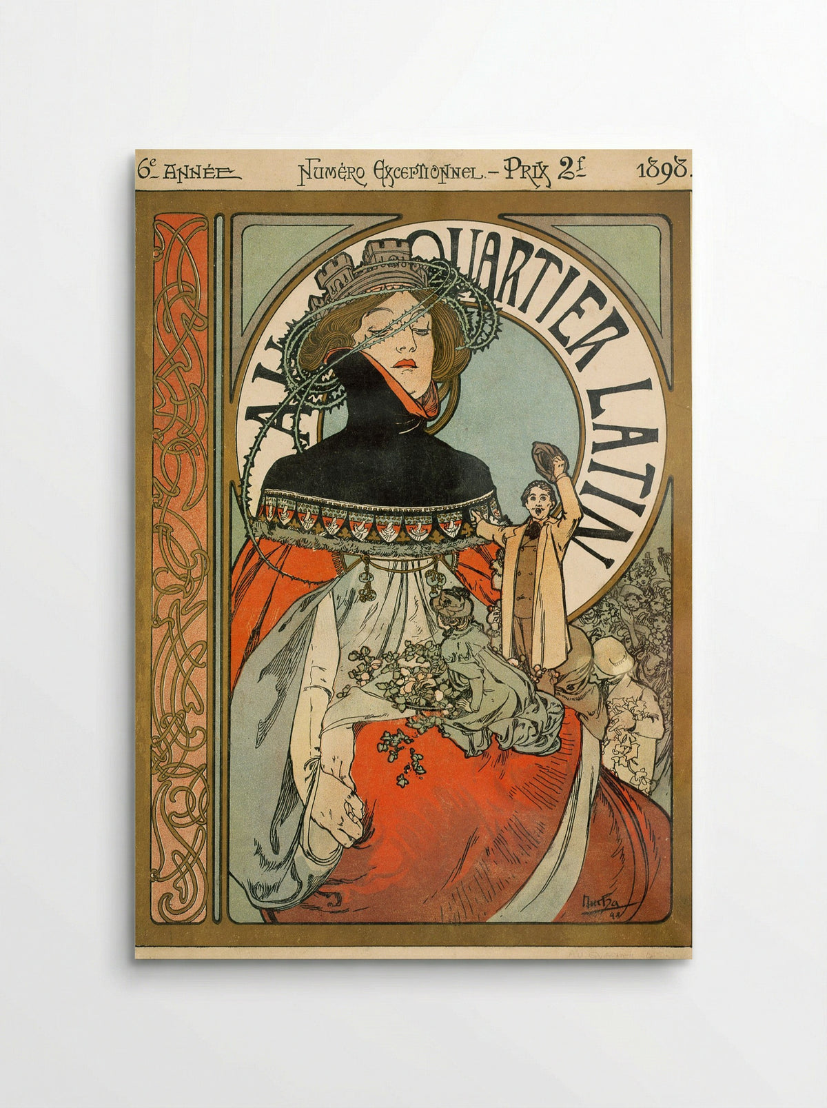 Au Quartier Latin - Alphonse Mucha - Poster
