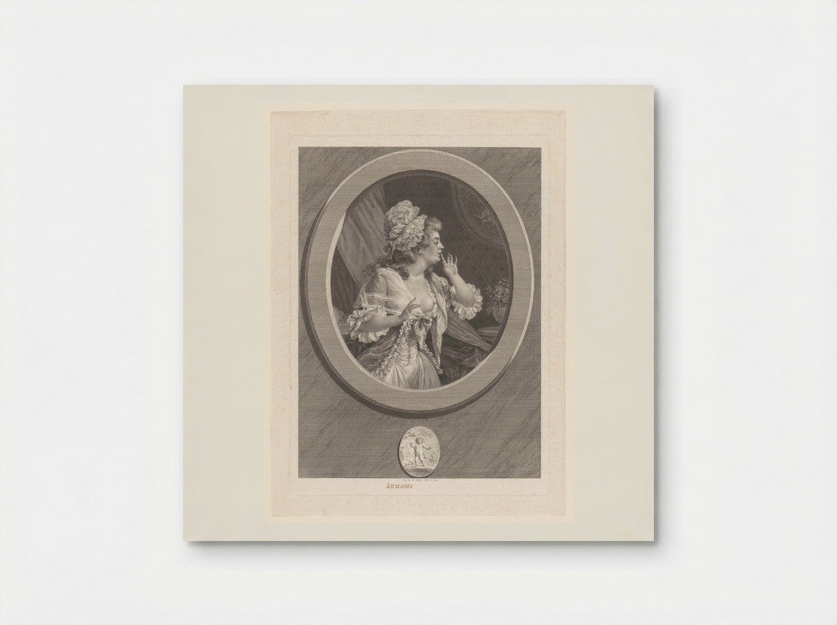 Au moins soyez discret - Augustin de Saint-Aubin - Poster
