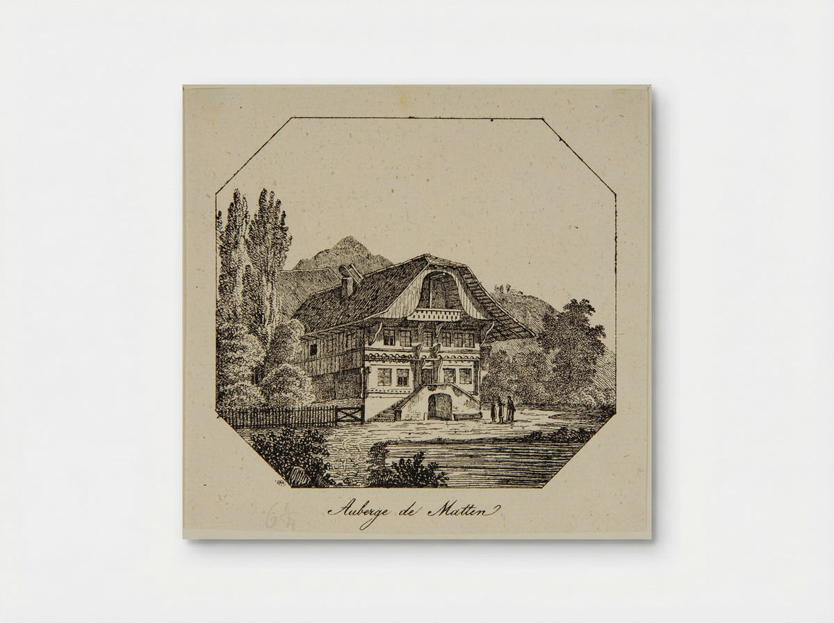 Auberge de Matten - P. Ellmer - Poster