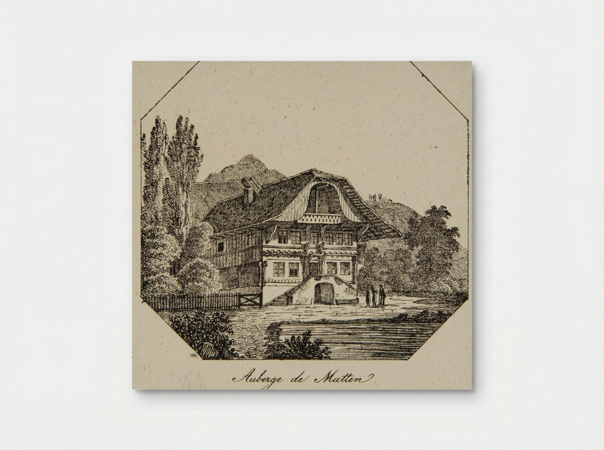 Auberge de Matten - P. Ellmer - Poster