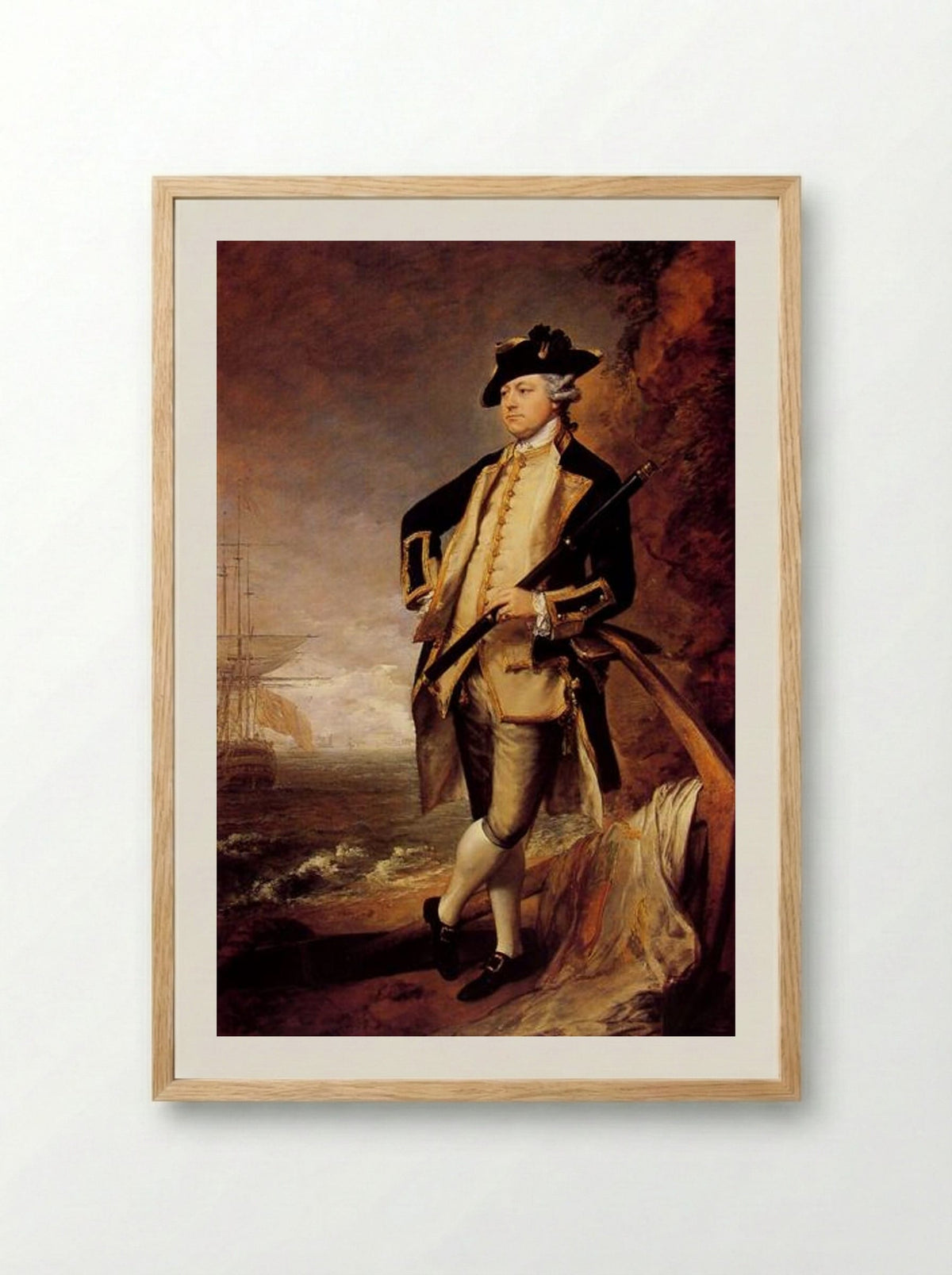Augustus John, 3rd Earl of Bristol - Thomas Gainsborough - Framed Print Wood