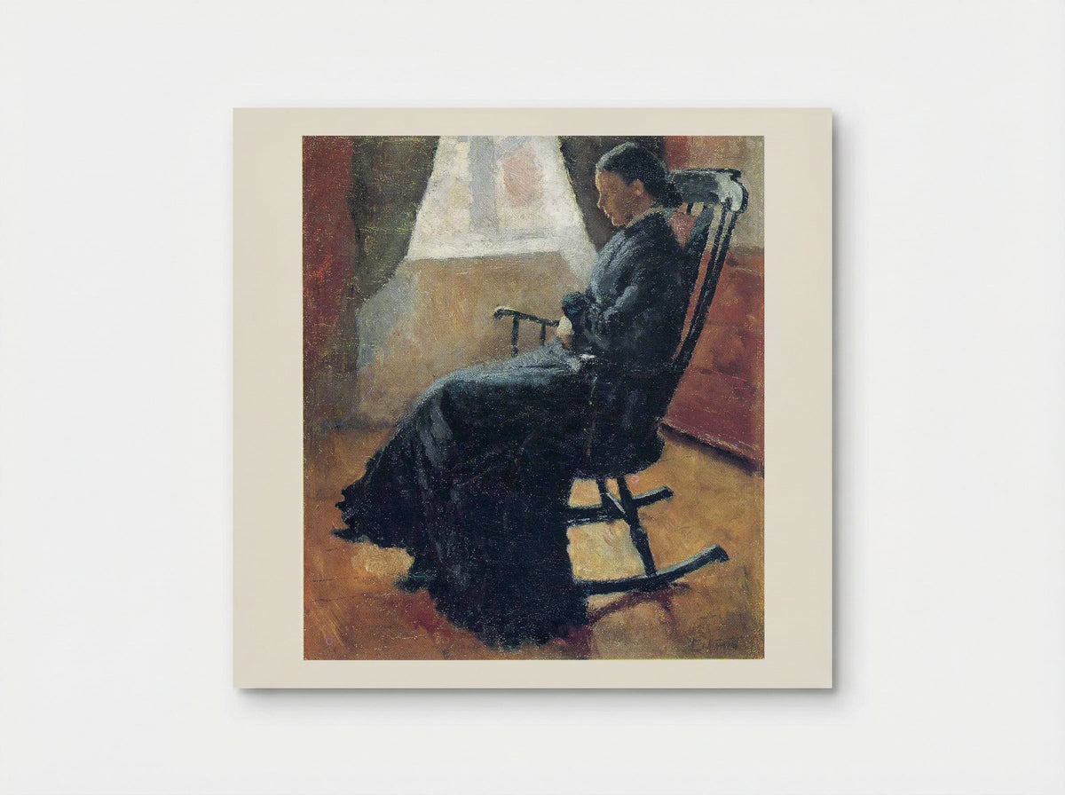 Aunt Karen in the Rocking Chair - Edvard Munch - Poster