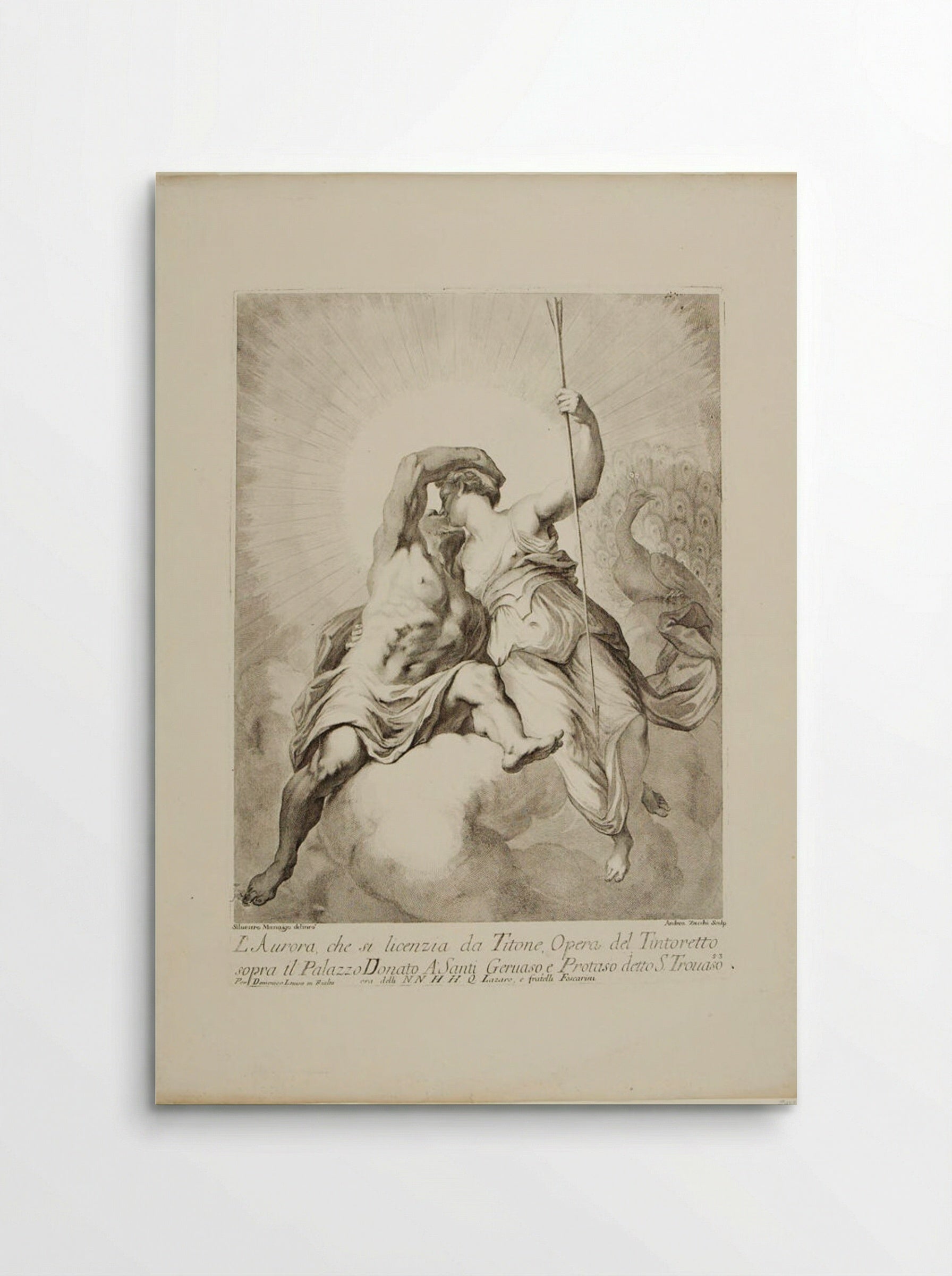 Aurora and Tithonus - Andrea Zucchi - Poster