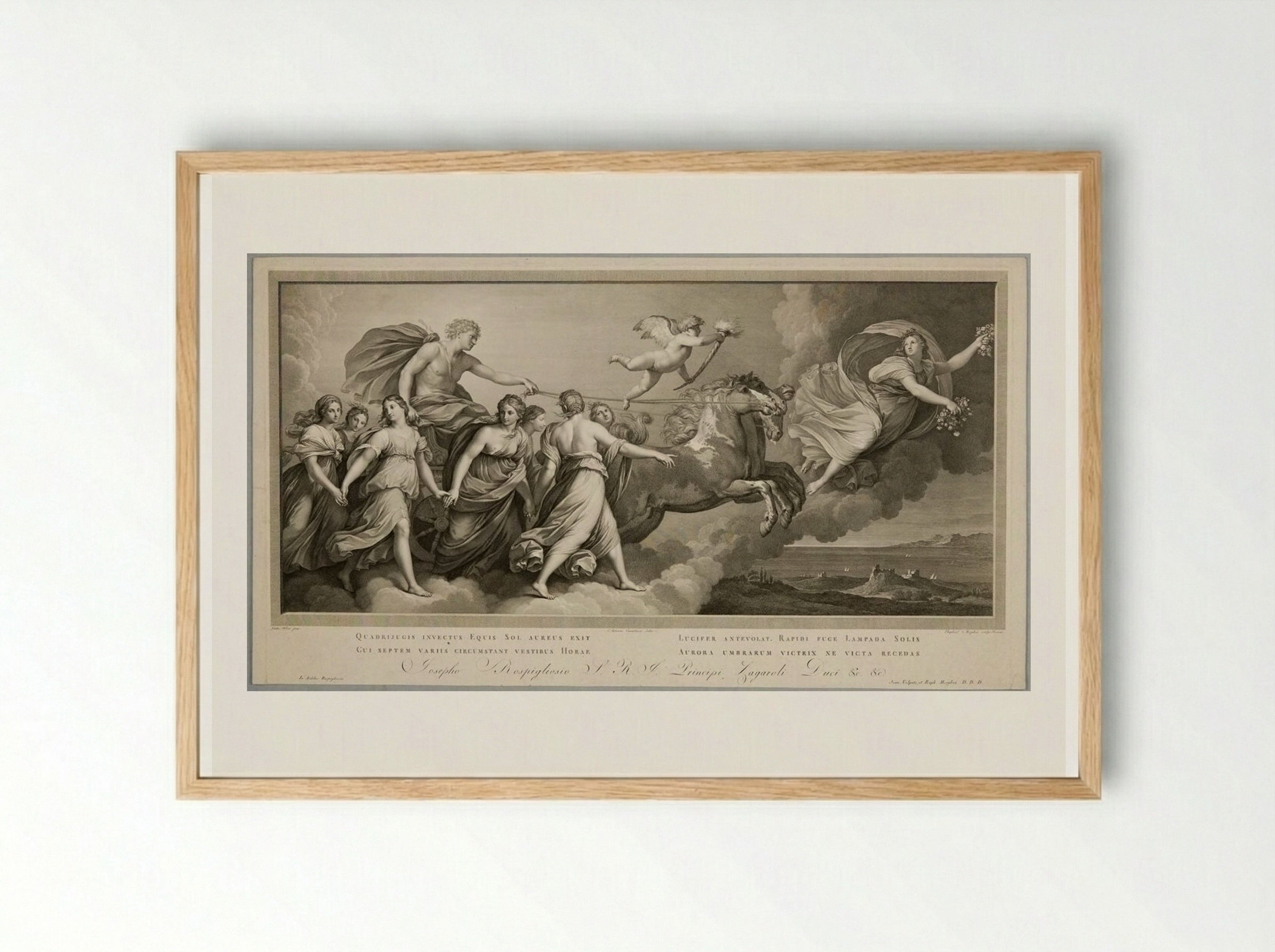 Aurora - Raphael Morghen - Framed Print Wood