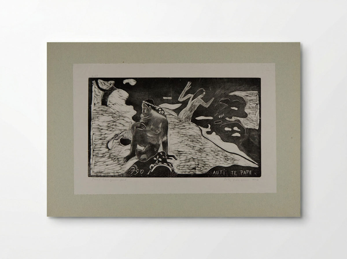 Auti te Pape - Paul Gauguin - Poster