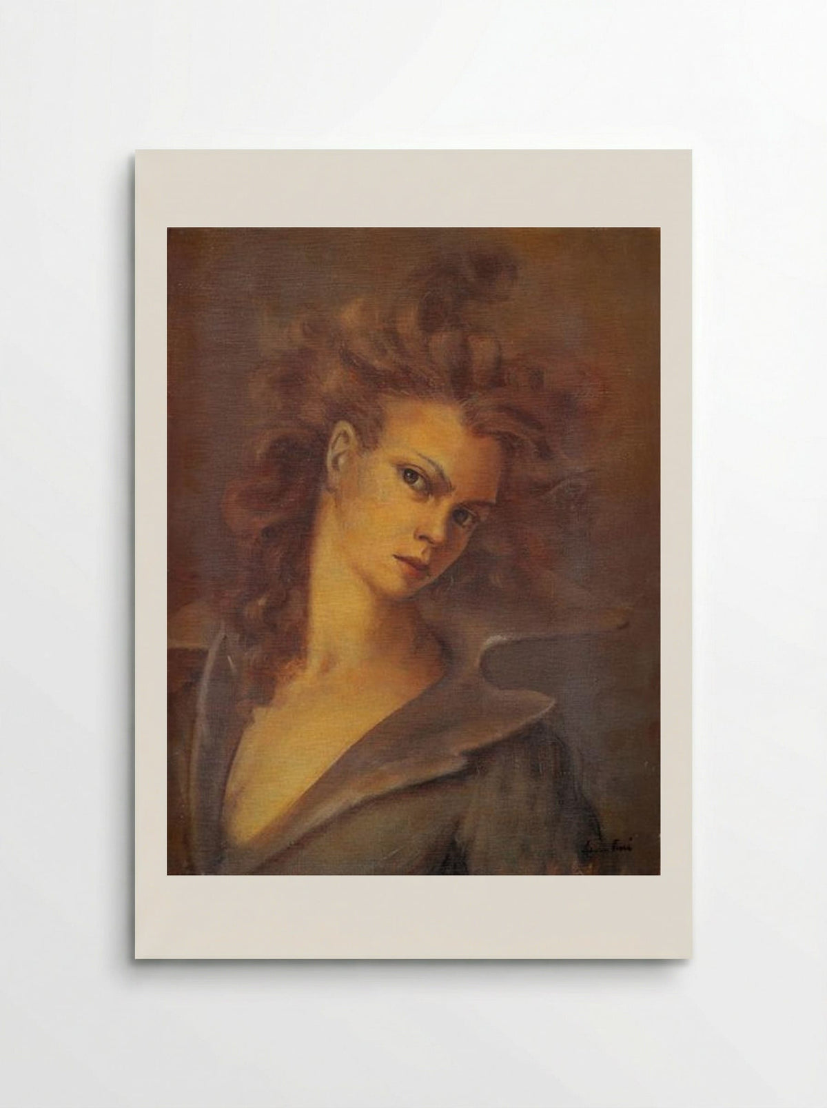 Autoportrait au grand col - Leonor Fini - Poster