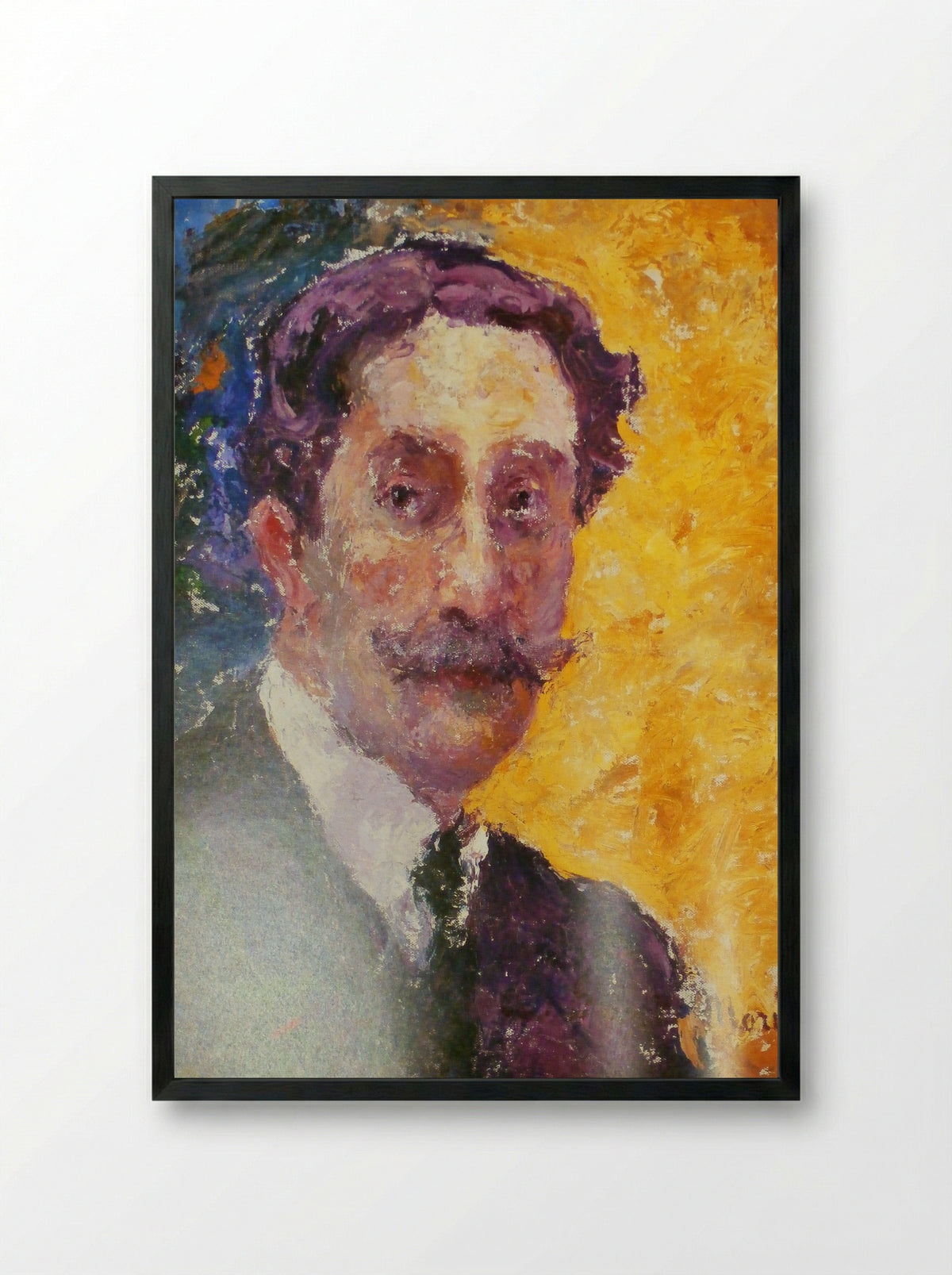 Autorretrato - Andres de Santa Maria - Framed Print Black