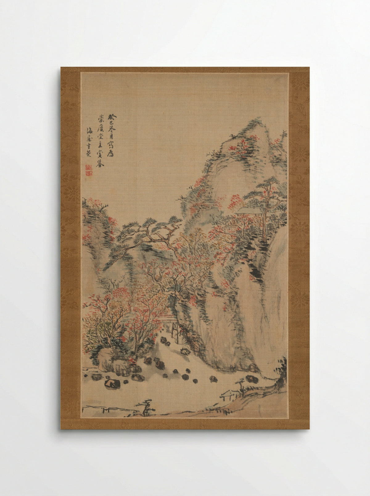 Autumn Landscape at Eigenji - Nukina Kaioku - Poster