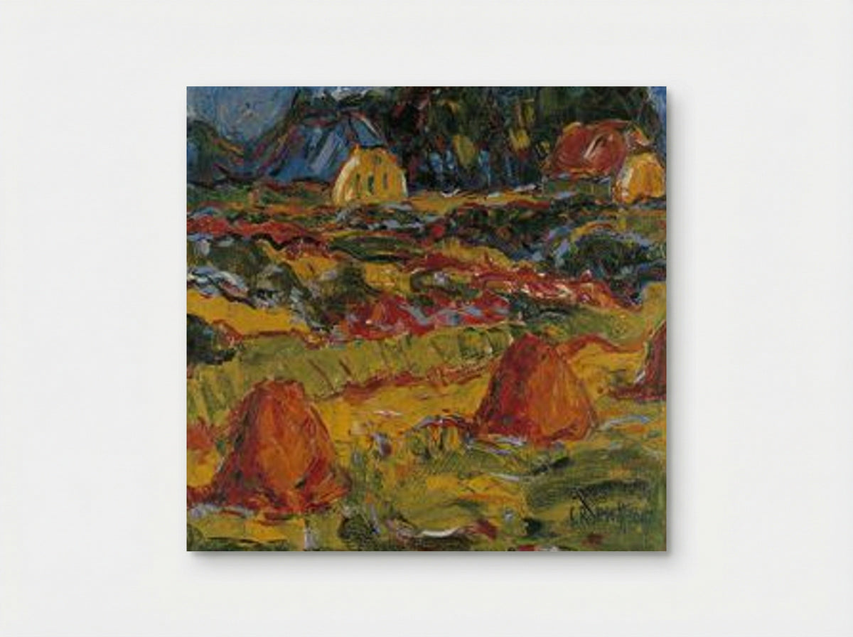 Autumn Landscape in Oldenburg - Karl Schmidt-Rottluff - Poster