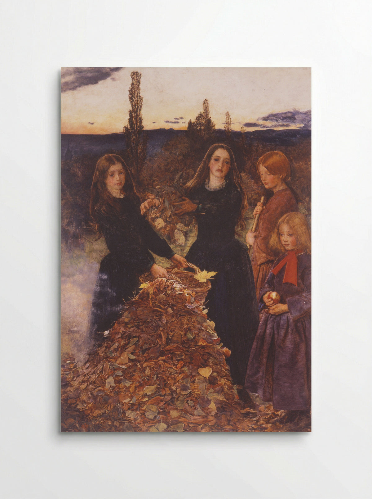 Autumn Leaves - John Everett Millais - Poster