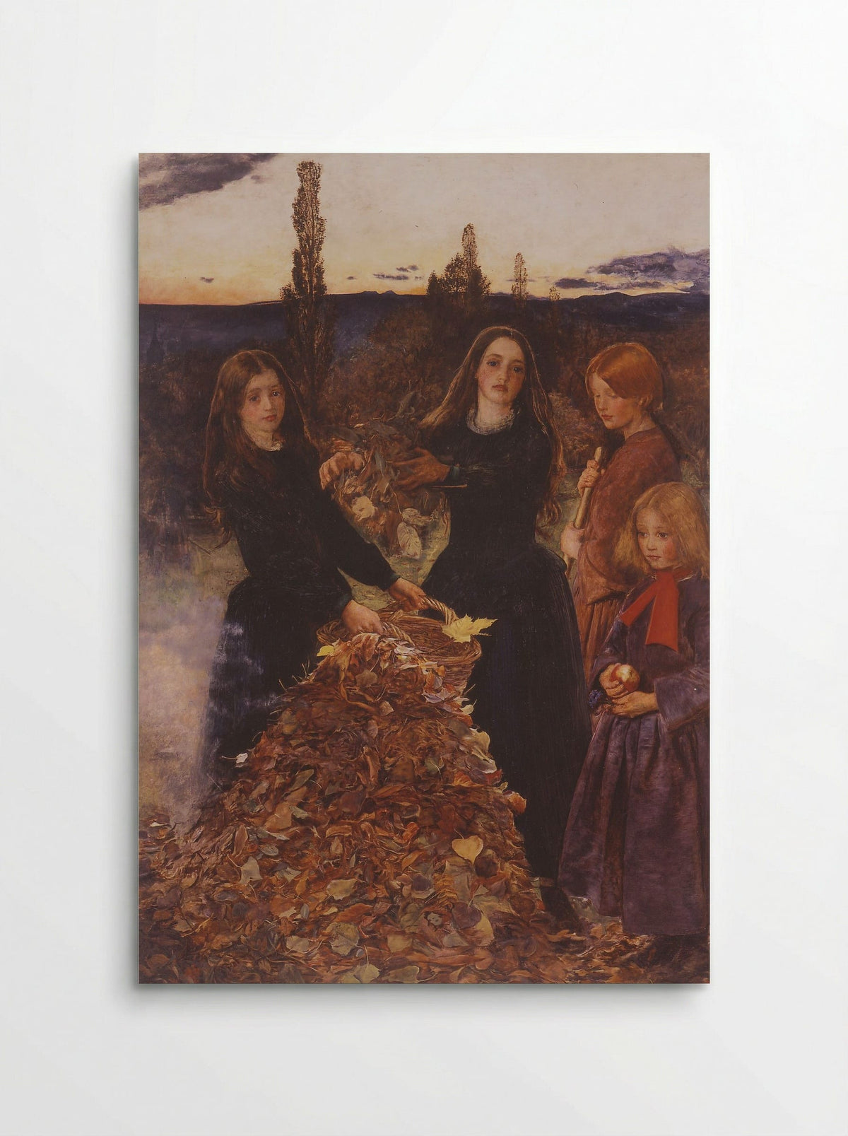 Autumn Leaves - John Everett Millais - Poster