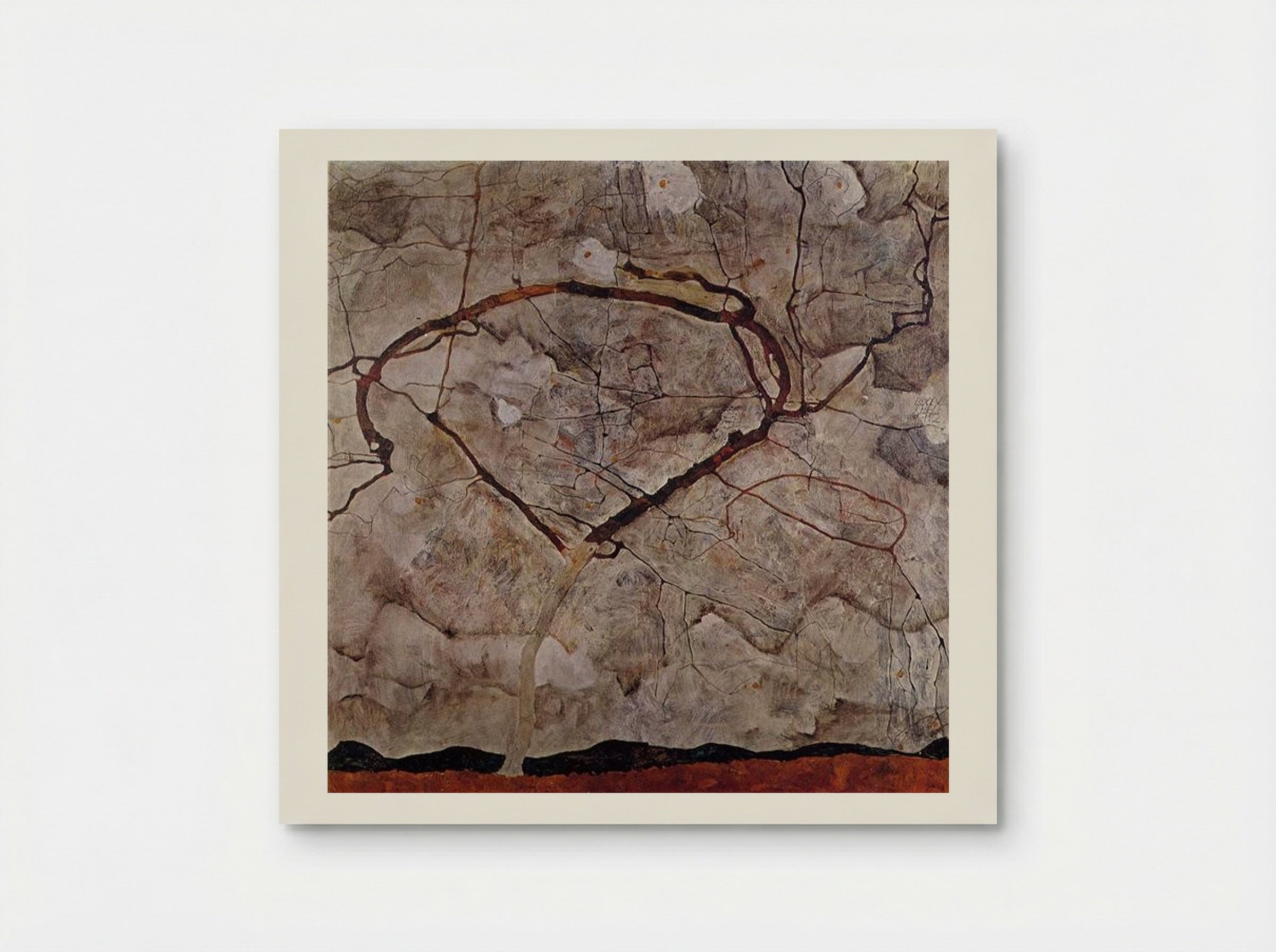 Autumn Tree in Movement - Egon Schiele - Poster