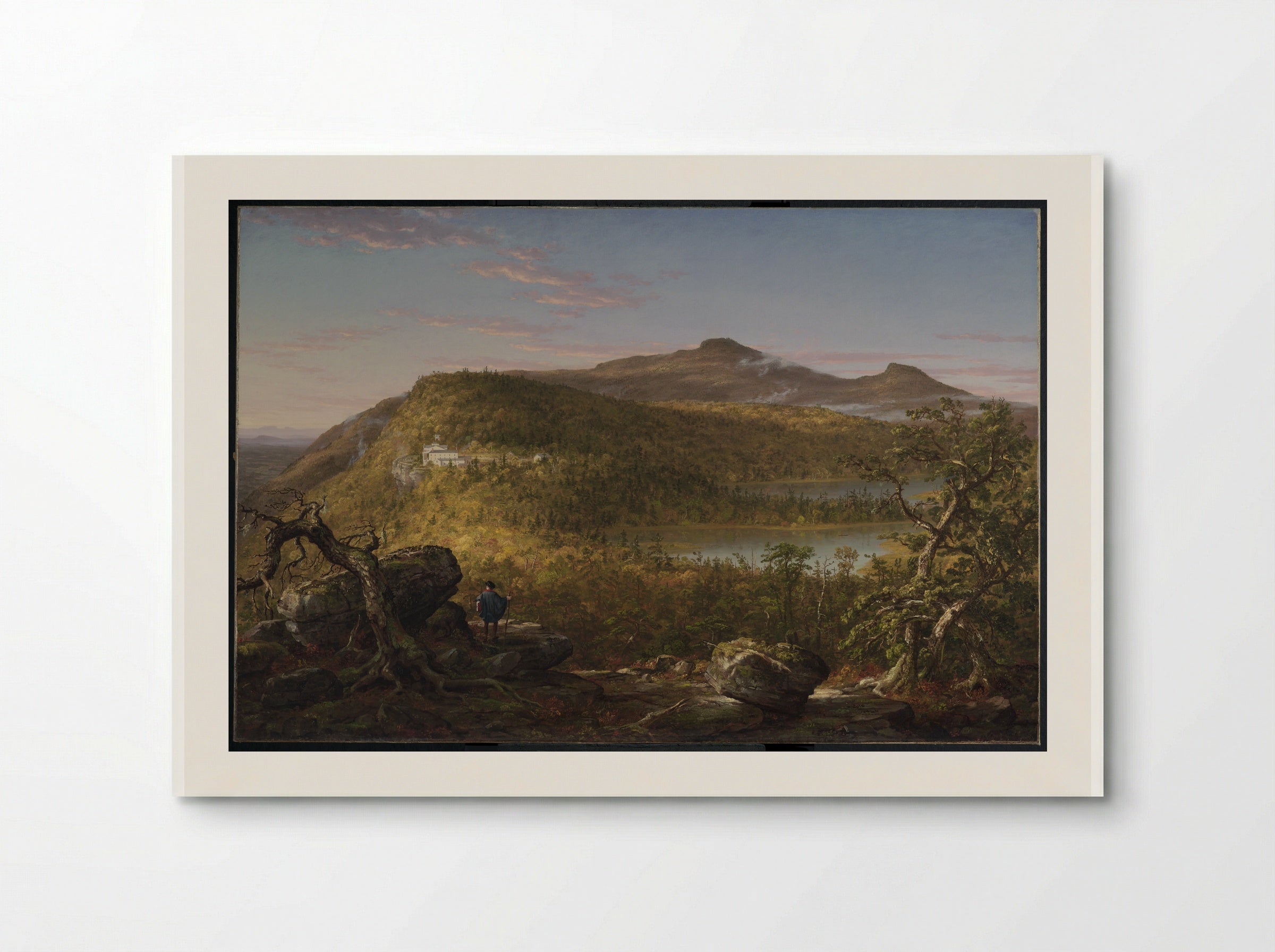 Autumn Twilight View of Copway Peak - Thomas Cole - Poster